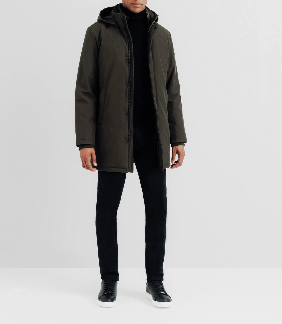 IZAC - Parka avec patch kaki