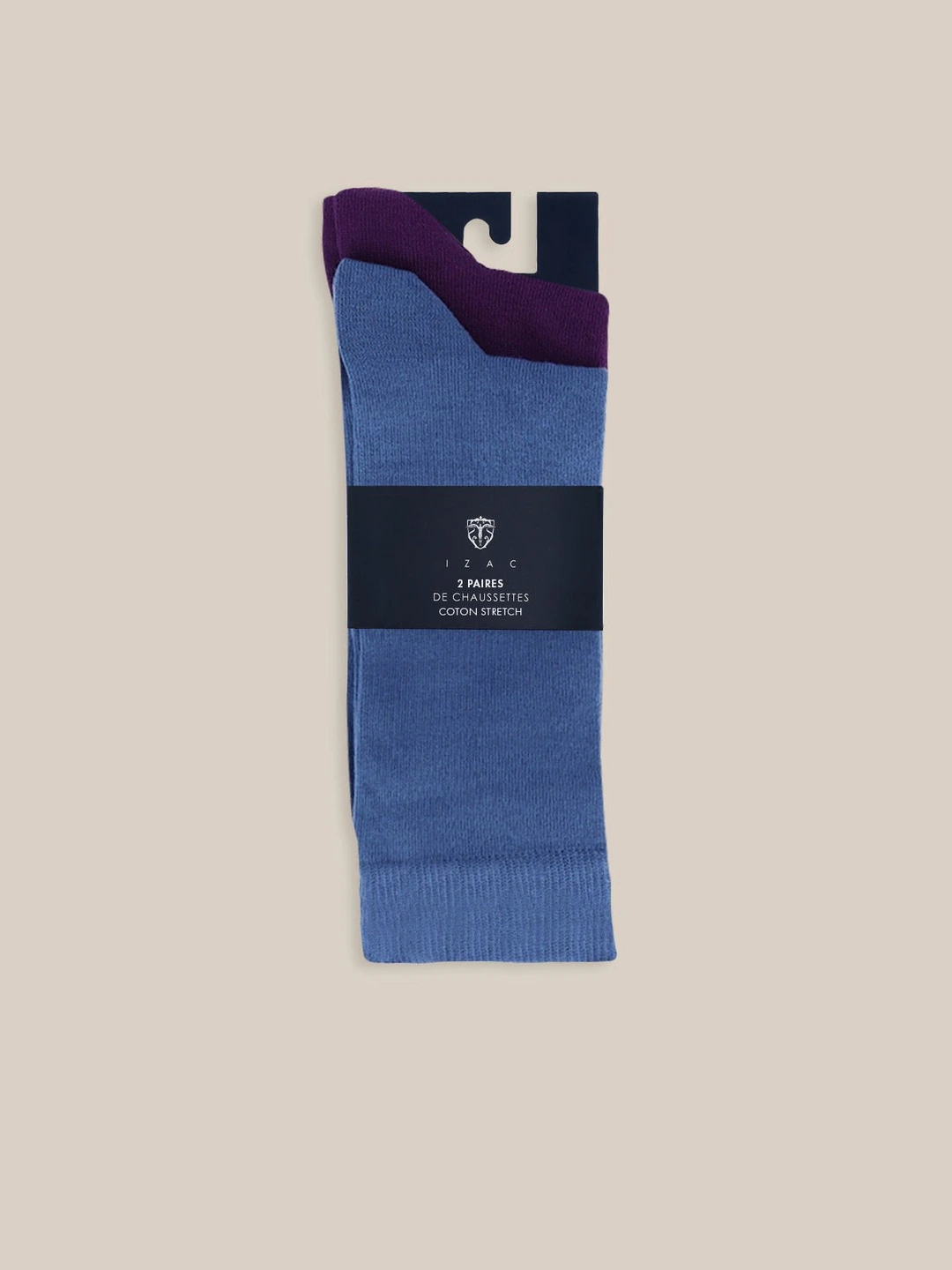 IZAC - Pack de 2 chaussettes violet