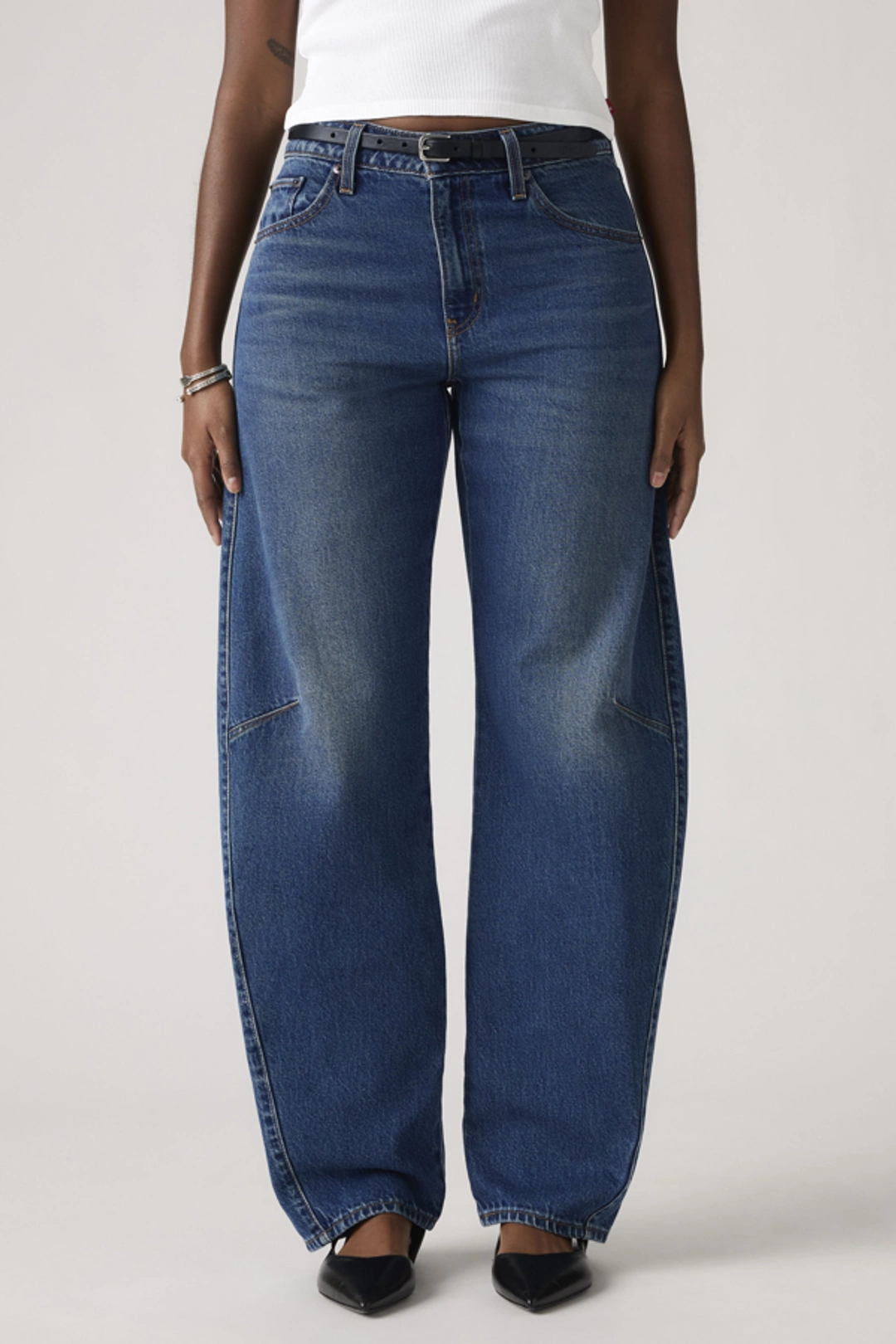Levi's Jean Baggy Dad Barrel - Femme - Noir / Rebel Edge Barrel - 33X32 - 2