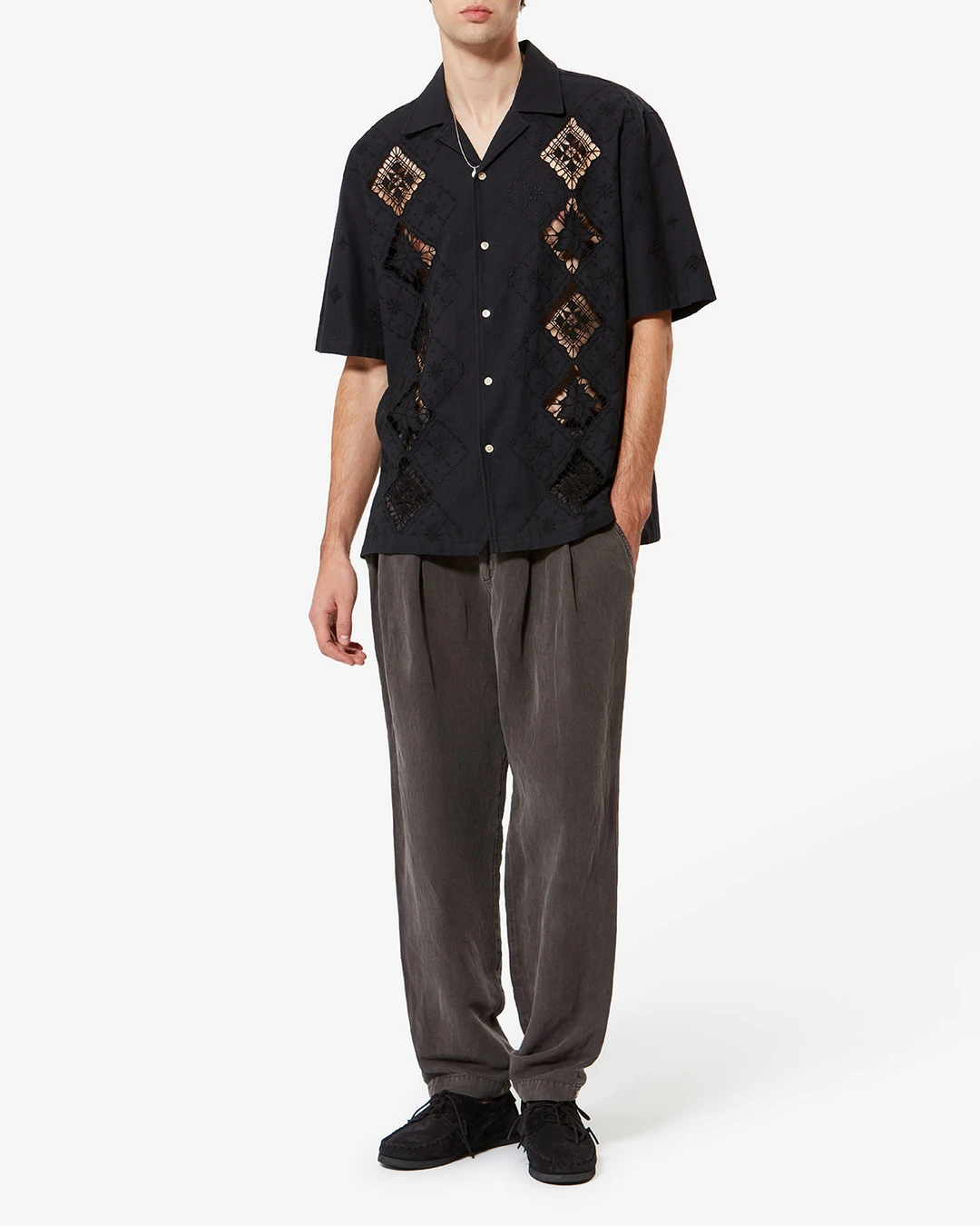 Chemise Indy - Homme - Noir - Taille XL - 4