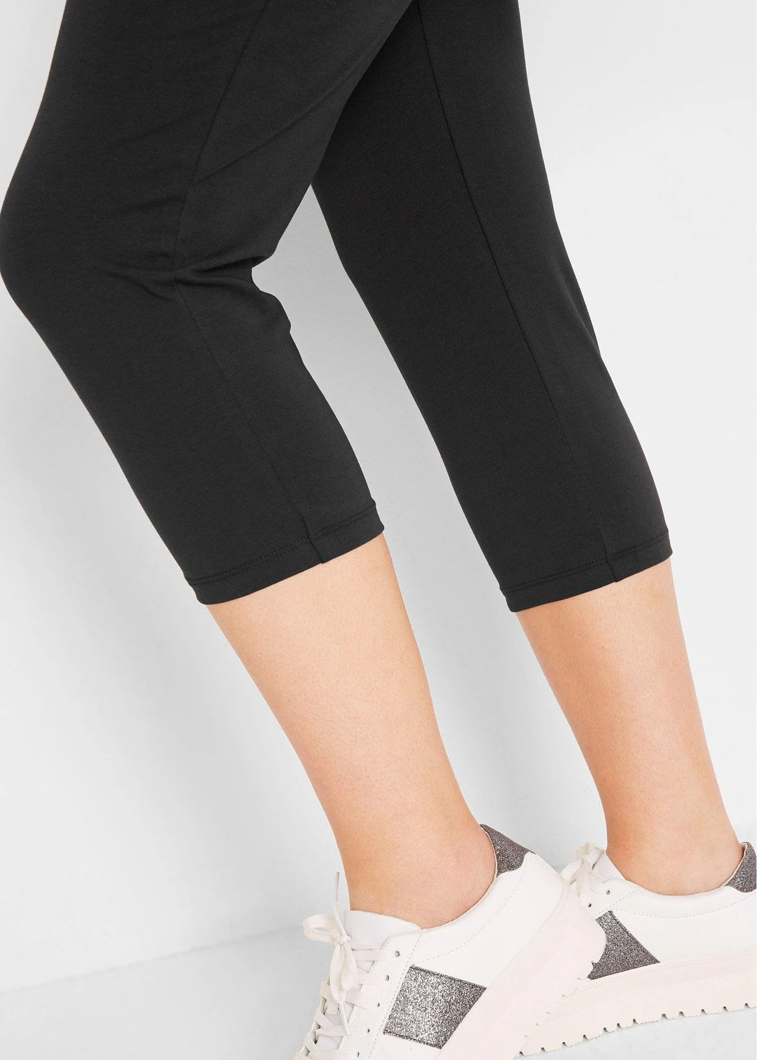 Lot de 2 leggings de grossesse, longueur 3/4