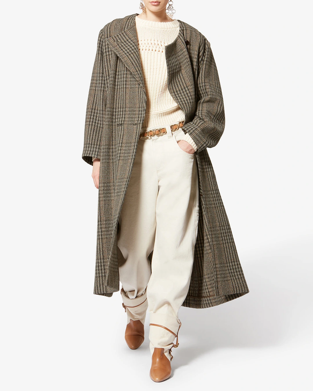 Manteau Renee - Femme - Beige - Taille 42 - Marant Étoile - 4