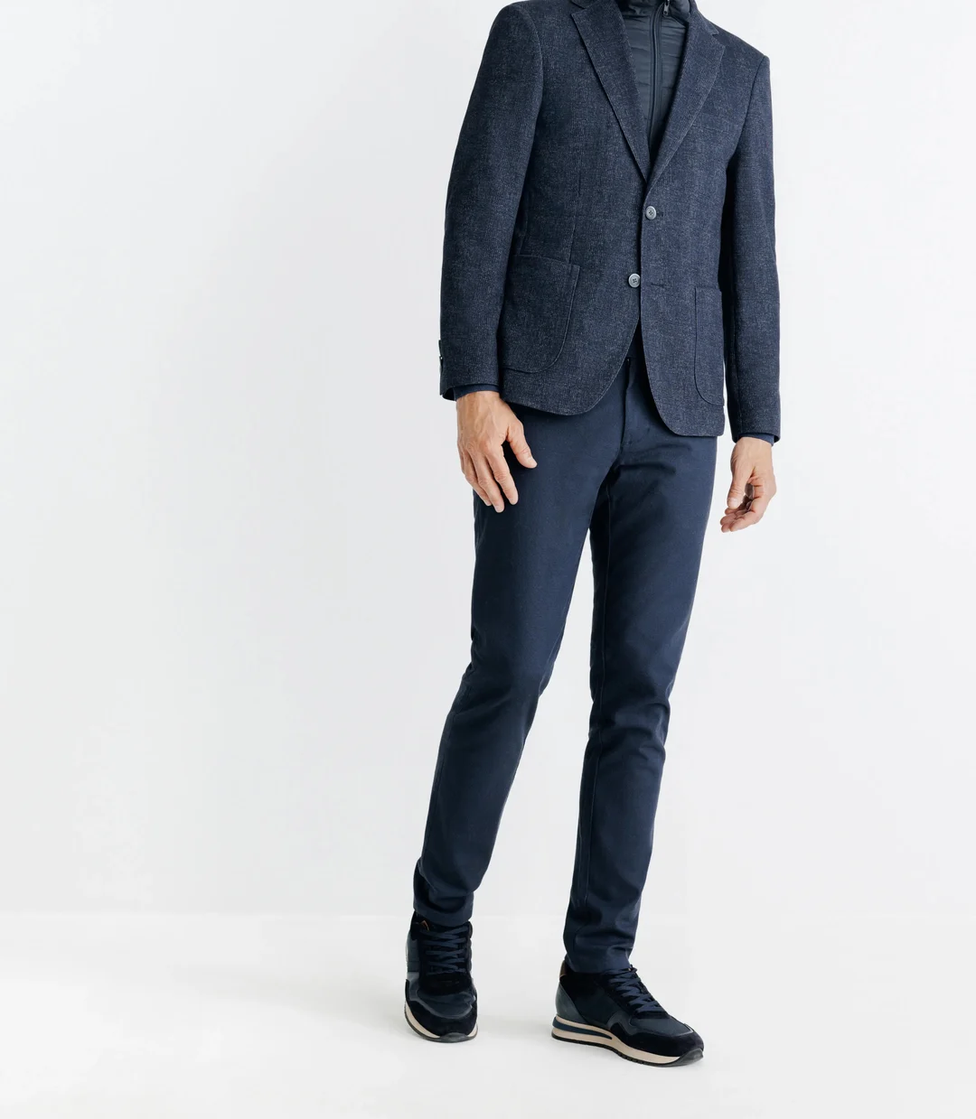 IZAC - Veste casual en maille marine
