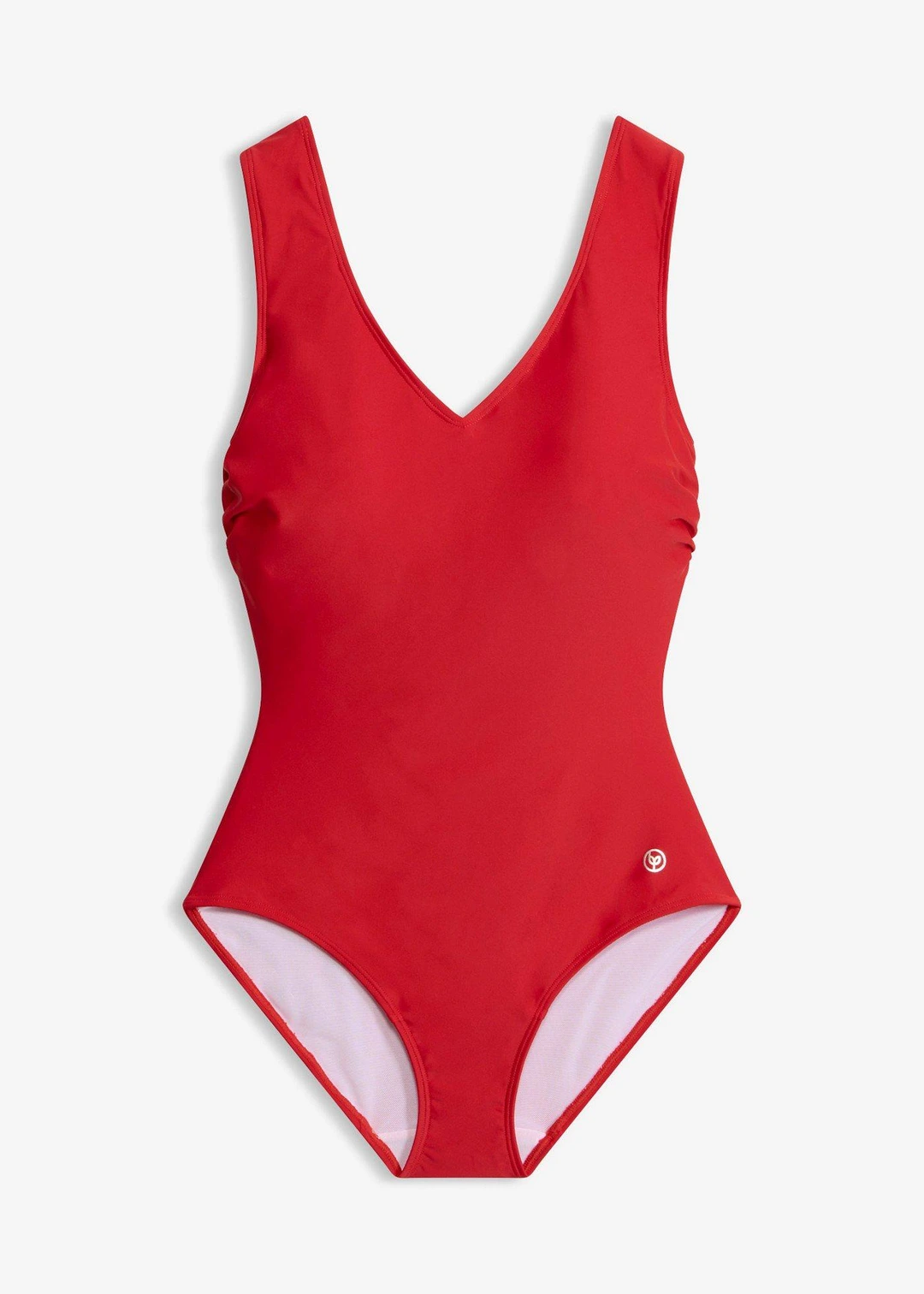 Maillot 1 pièce sculptant à col en V, maintien modéré