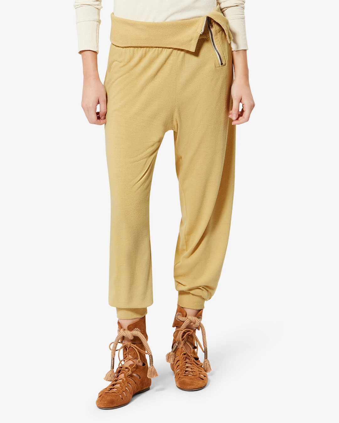Pantalon Tydie - Femme - Écru - Taillem - 5
