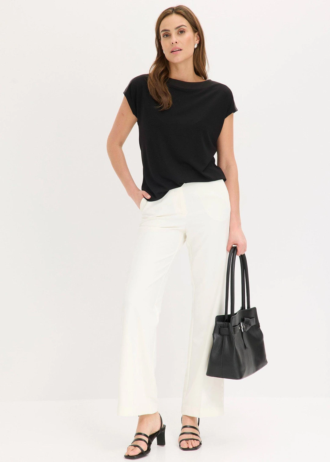 T-shirt avec bordure en satin - 2