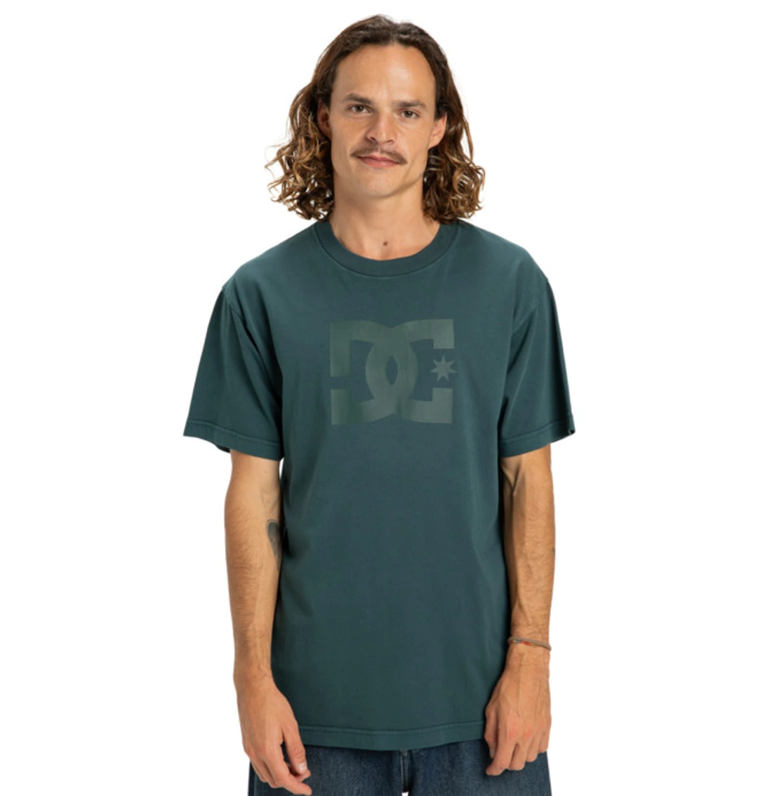 Star Pigment Dye - T-shirt à manches courtes Vert Homme