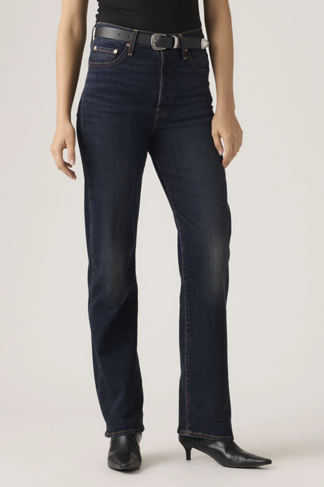 Levi's Jean Ribcage Longueur NorHomme - Femme - Bleu / Apply Now - 34X32 - 2