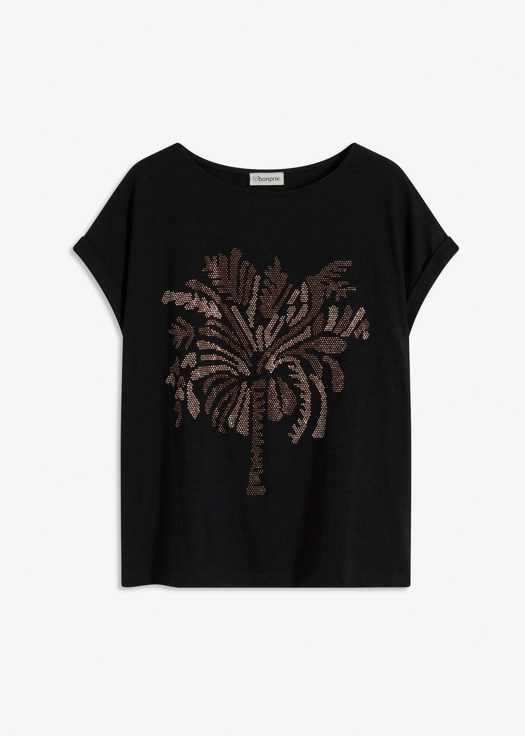 T-shirt en coton avec rivets