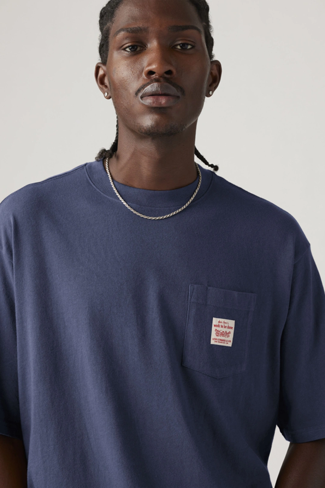 Levi's T Shirt Workwear - Homme - Blanc / Bright White - 2XL - 2