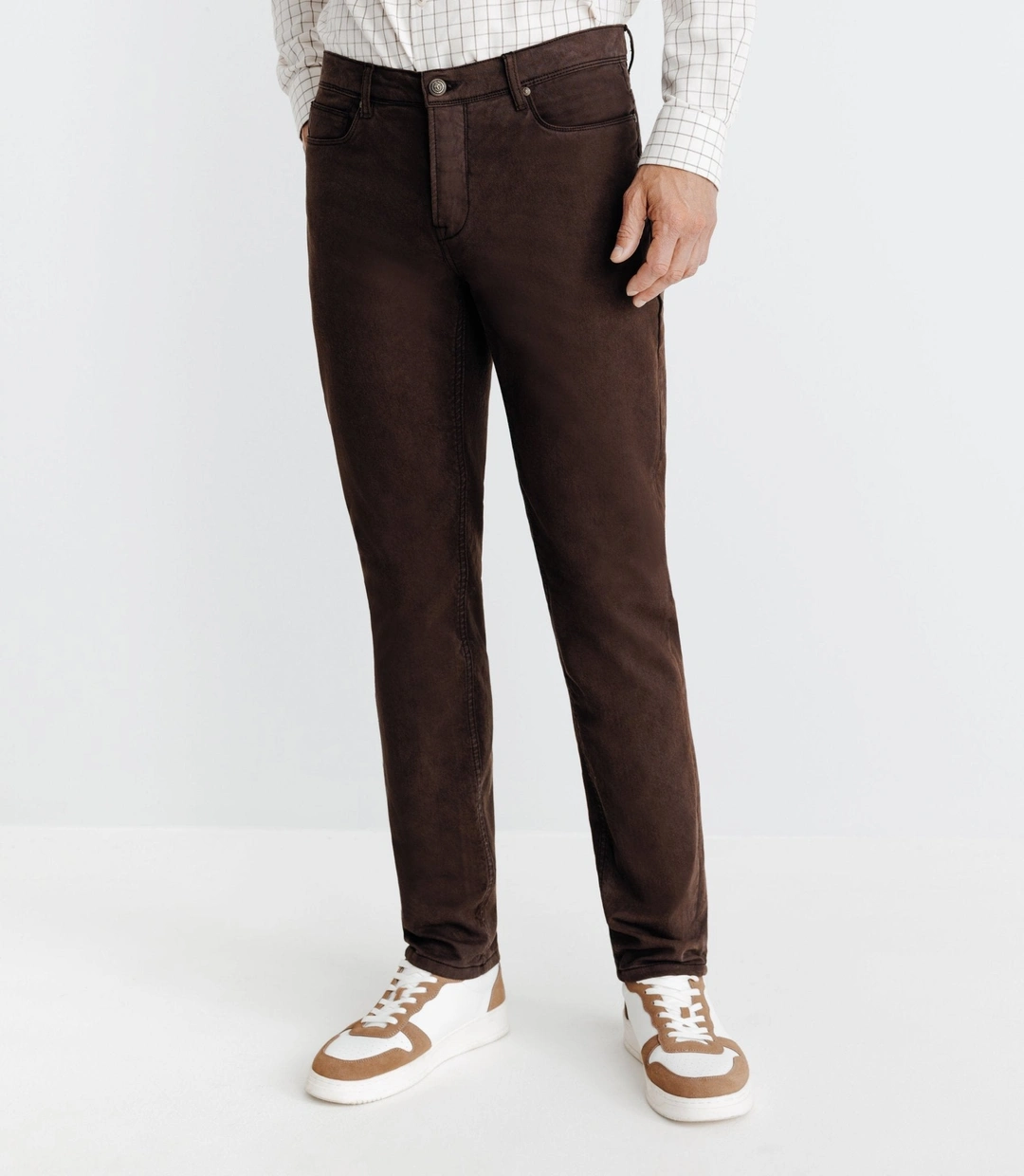 IZAC - Jean 5 poches marron