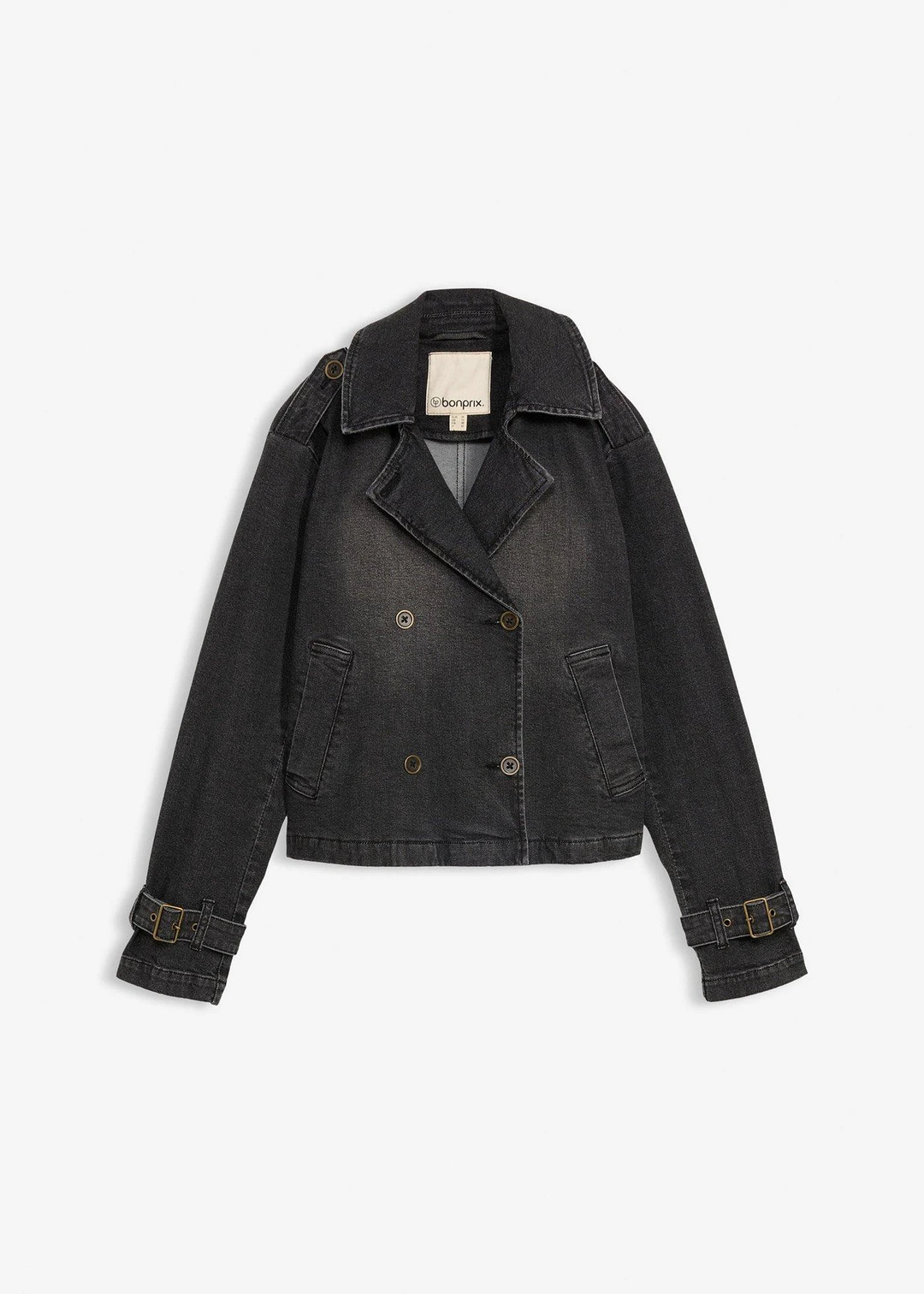 Trench court en denim