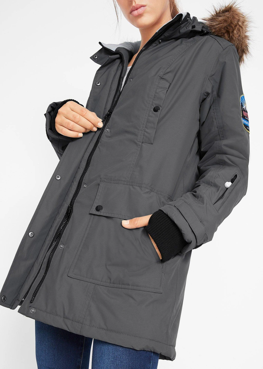 Parka outdoor imperméable et technique à capuche - 3
