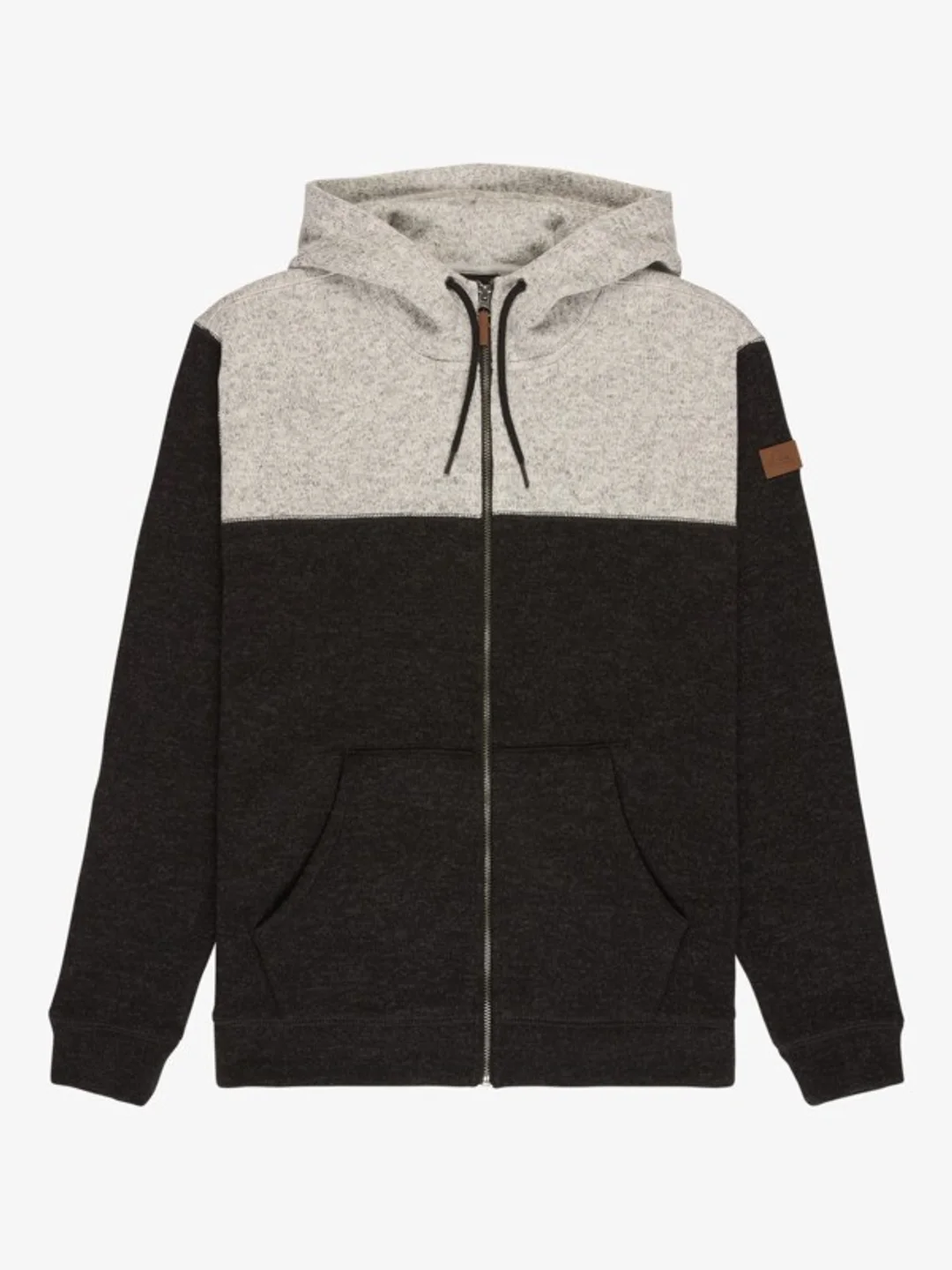 Keller Block Zip - Sweat à capuche zippé pour Homme Gris