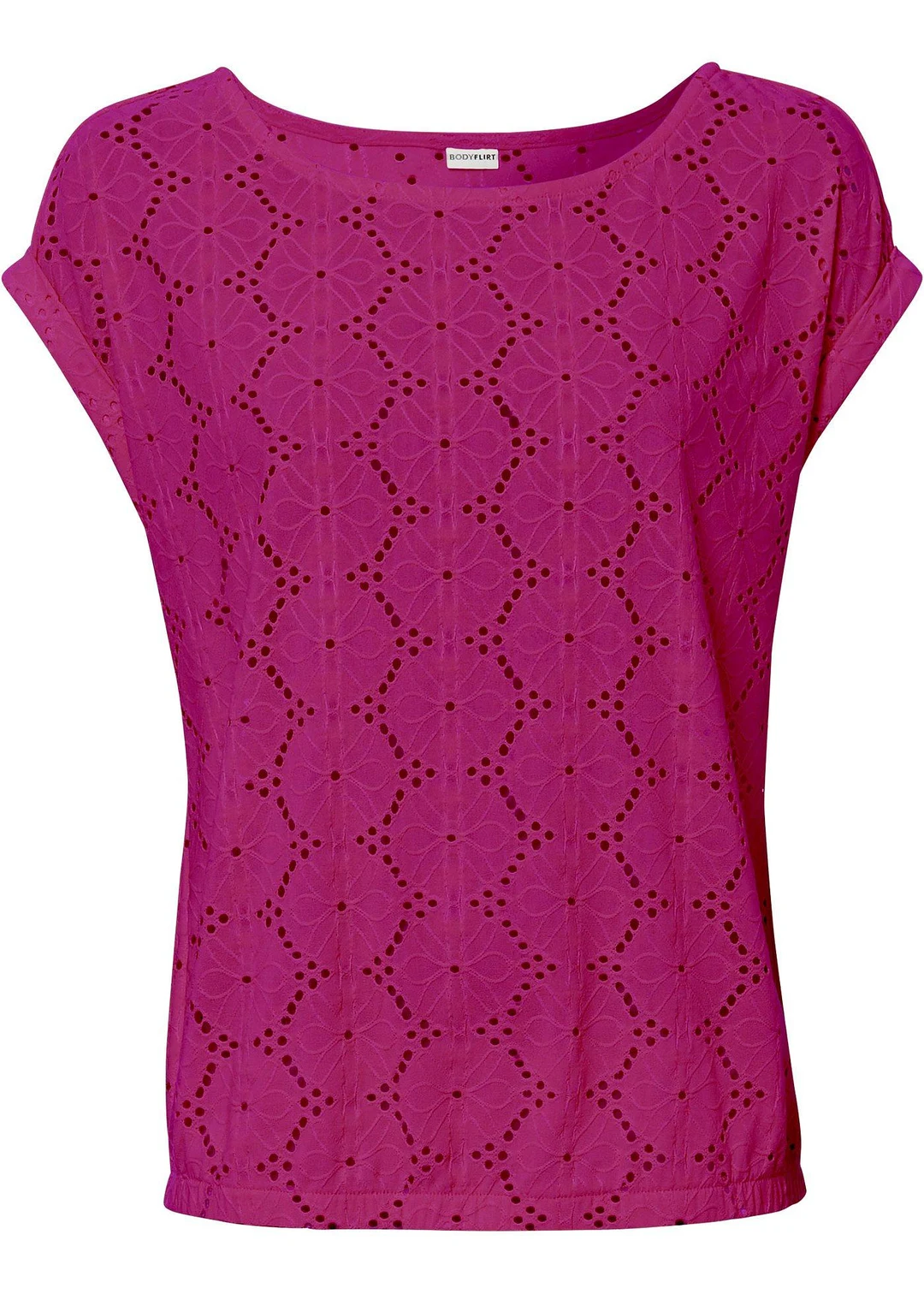 T-shirt en broderie anglaise