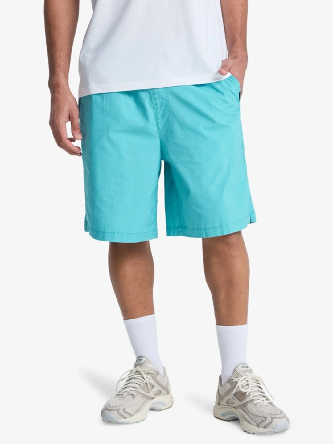 Taxer 19" - Short taille élastique pour Homme Noir