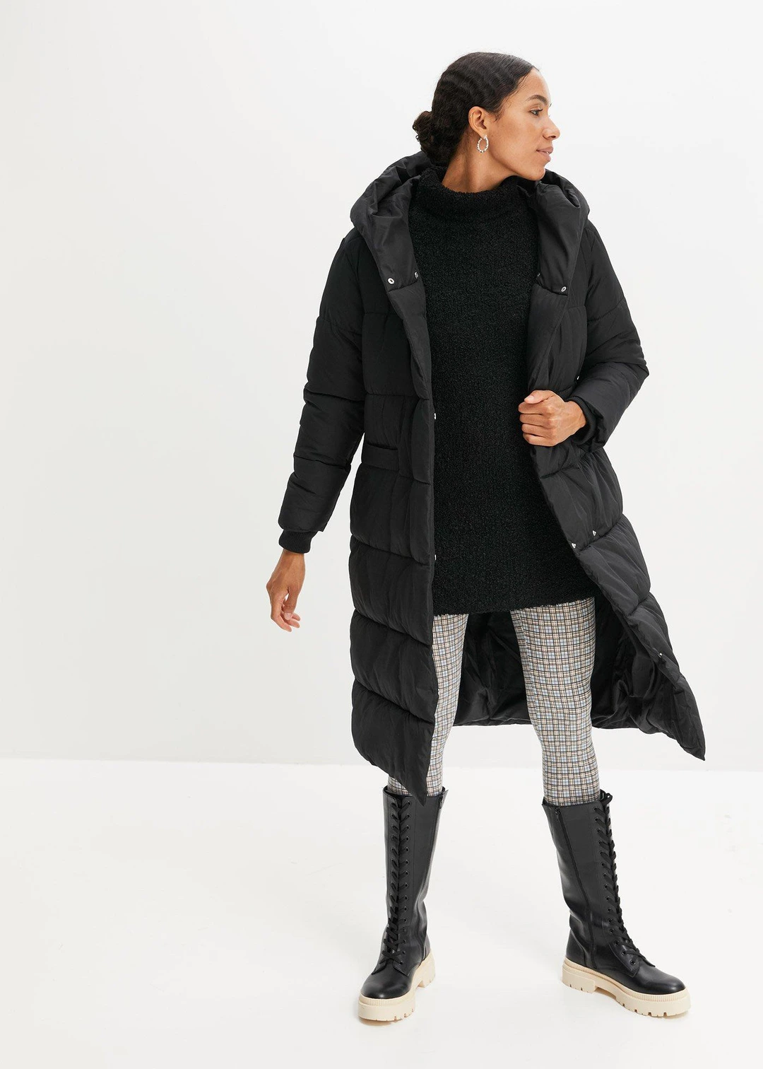 Doudoune longue et oversize