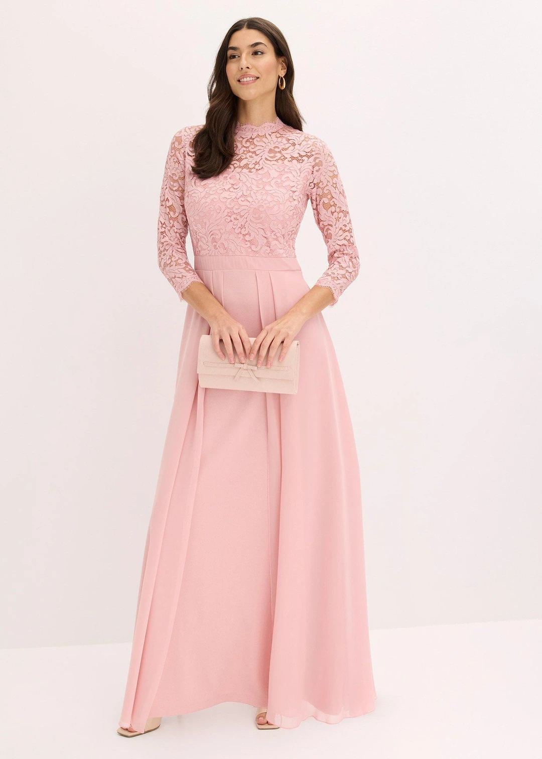 Robe longue avec dentelle - 2