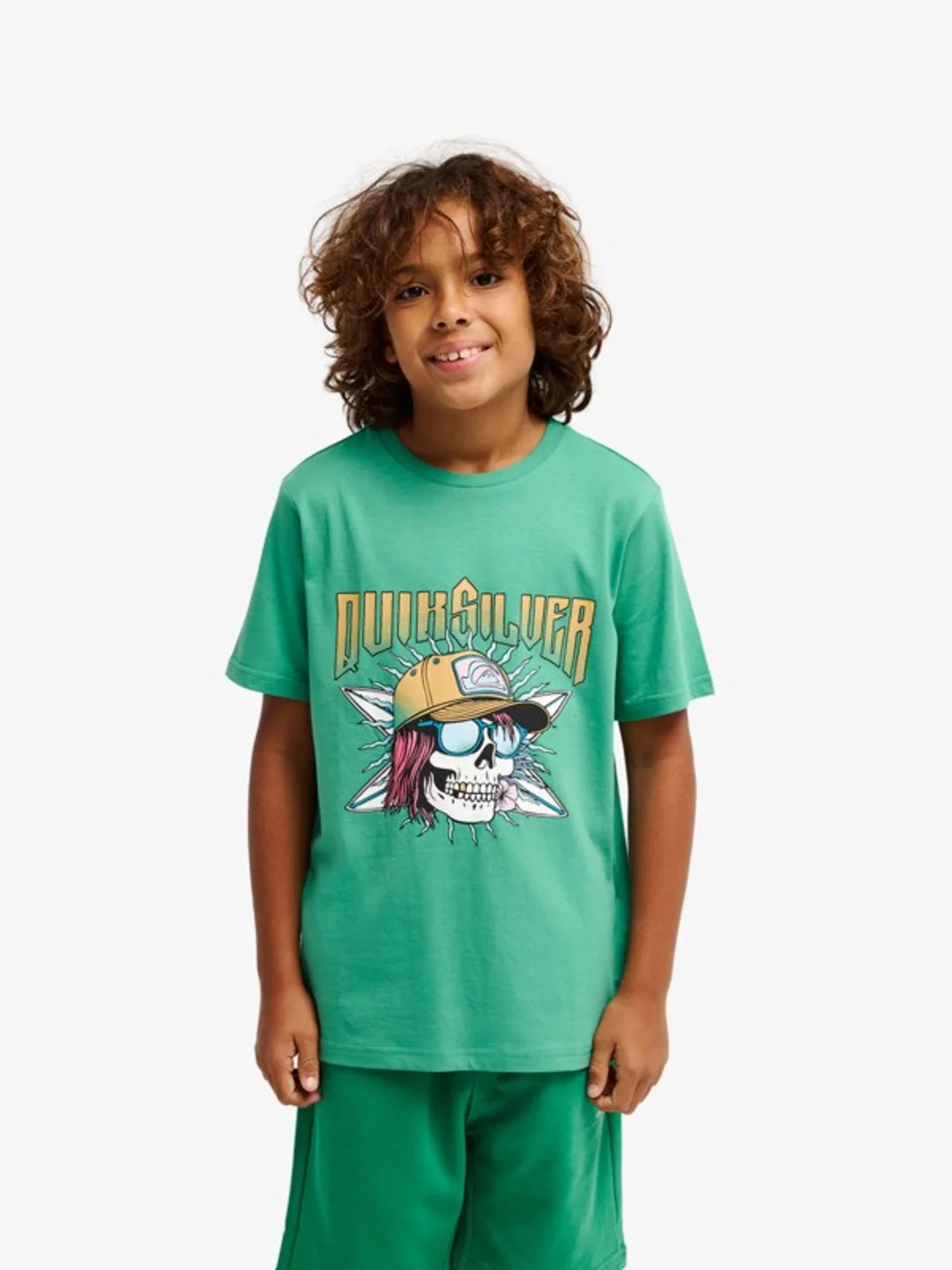 Sound On - T-Shirt à manches courtes pour Garçon 8-16 ans Noir