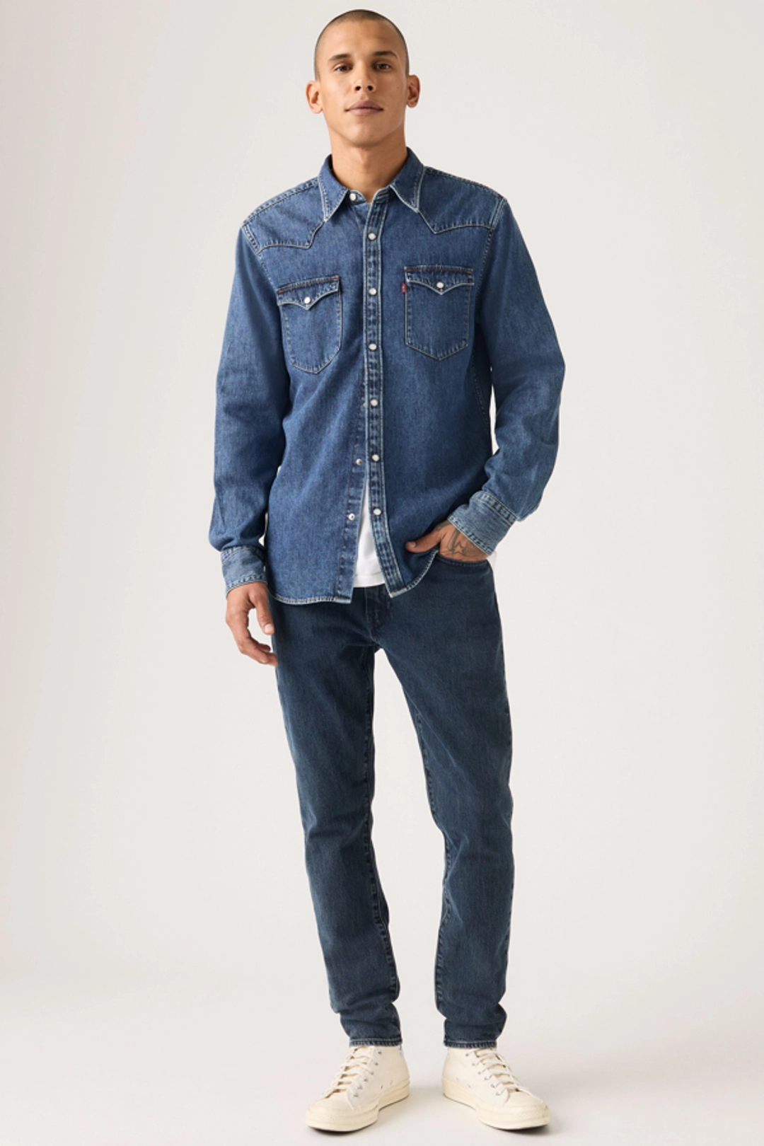 Levi's Jean 512 Slim Taper - Homme - Noir / Sta-Dark Black - 38X32