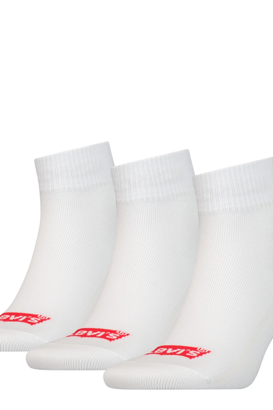 Levi's Chaussettes Basses Batwing Lot De 3 - Homme - Blanc / White - 39