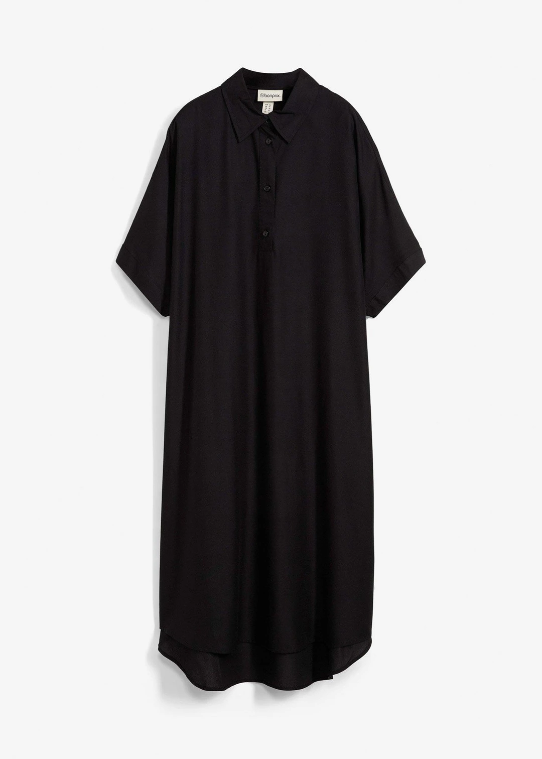 Robe-chemise fluide en viscose fine