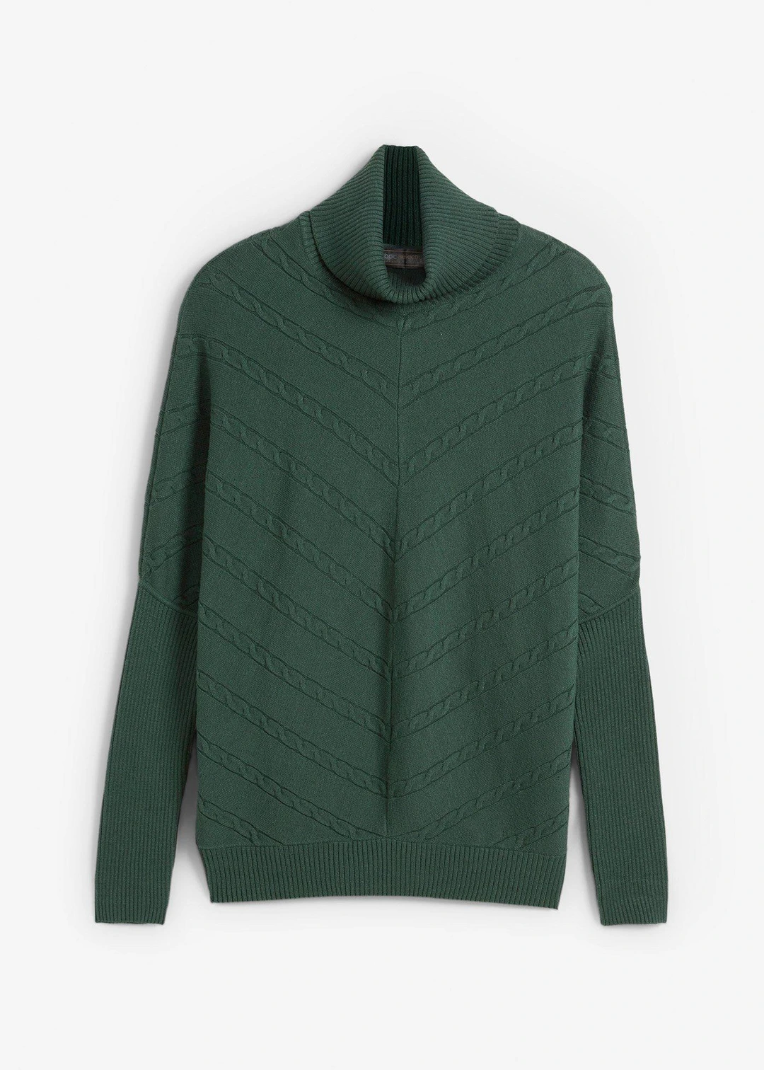 Pull col roulé