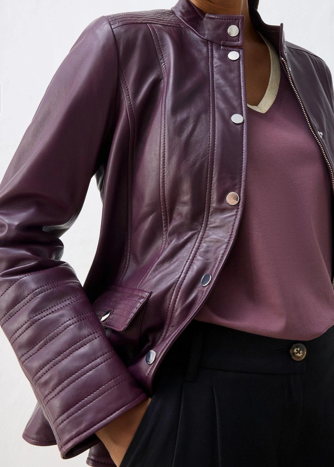 Veste en cuir nappa d’agneau - 3