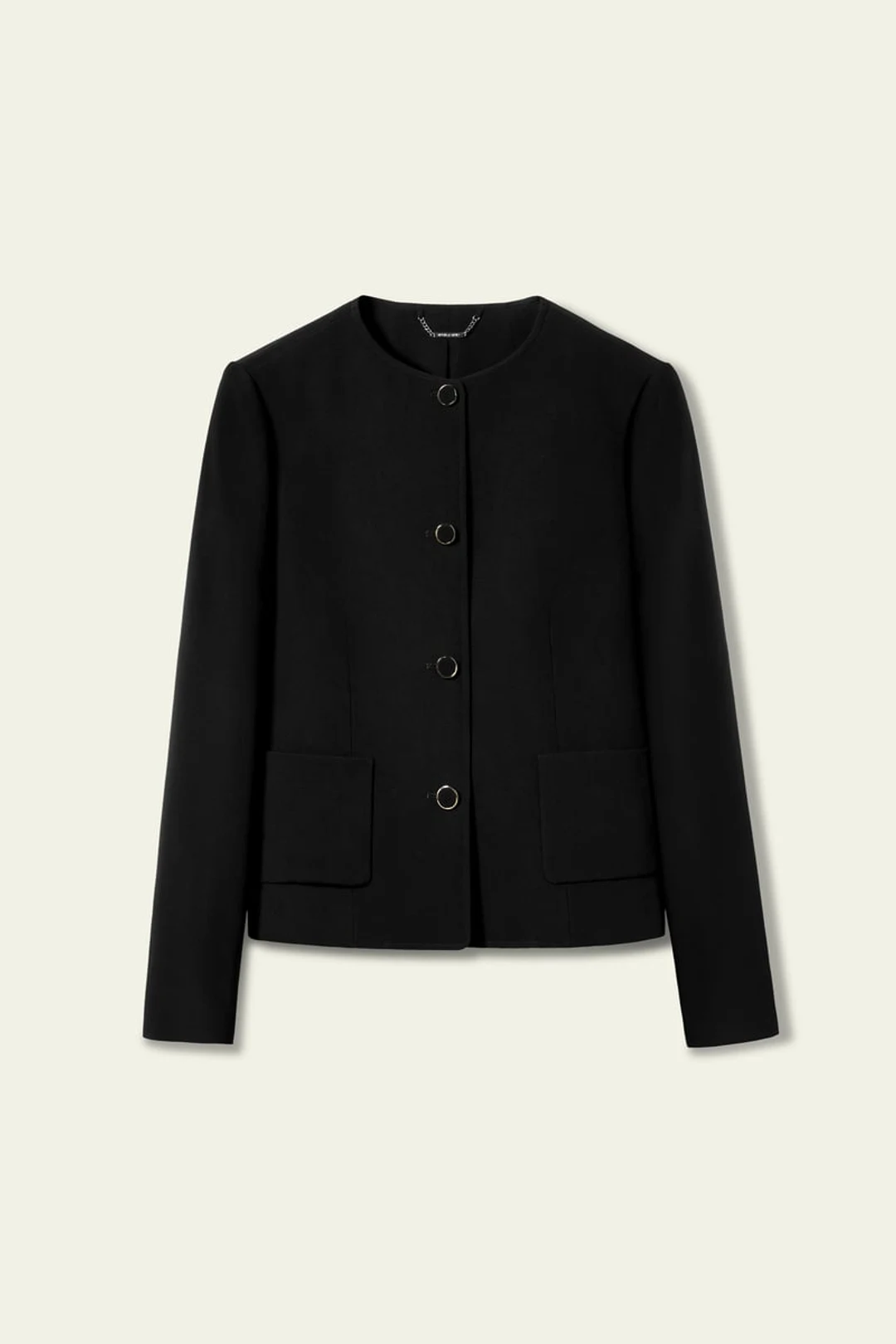 LILYSILK Veste Soie Coupe Carrée Noire T44 - Élégante & Respirante, Parfaite au Quotidien