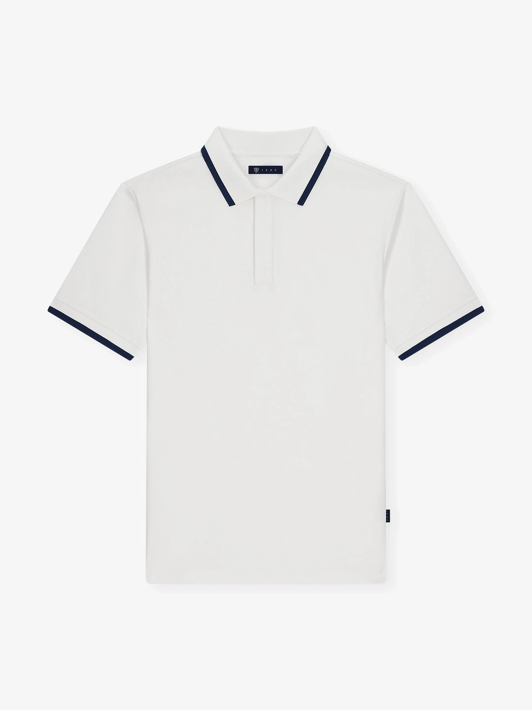 IZAC - Polo en jersey blanc