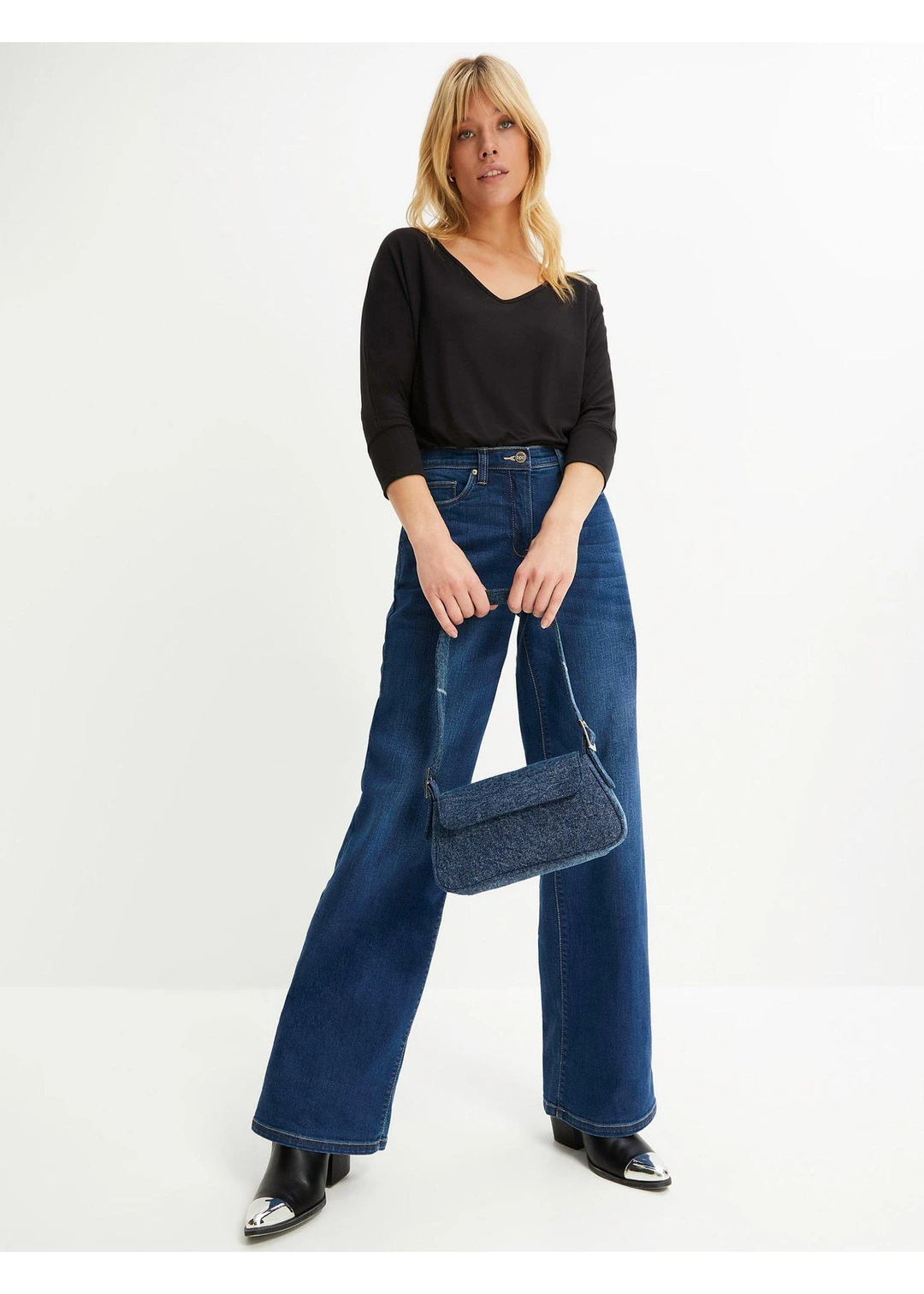 T-shirt oversize en viscose fluide - 2