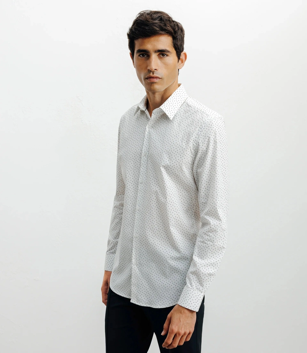 IZAC - Chemise ville imprimée blanc