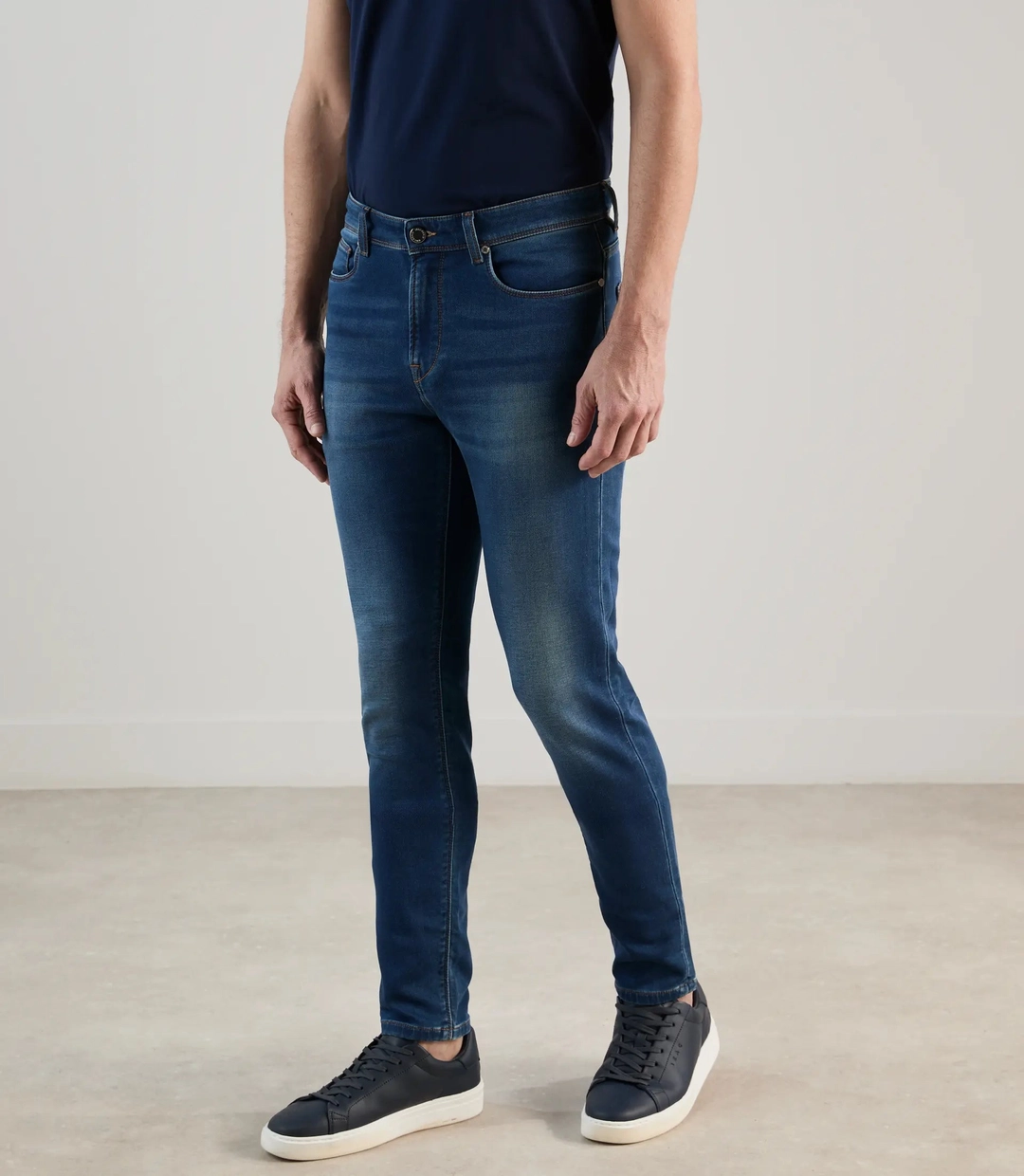 IZAC - Jean 5 poches stretch bleu moyen