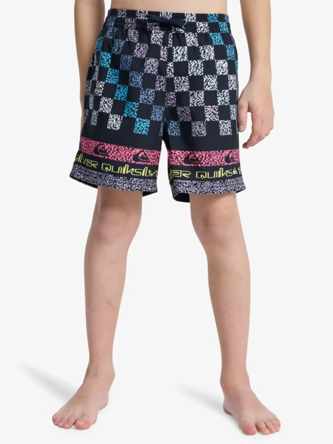 Everyday Printed Volley 14" - Short de bain pour Garçon 8-16 ans Noir