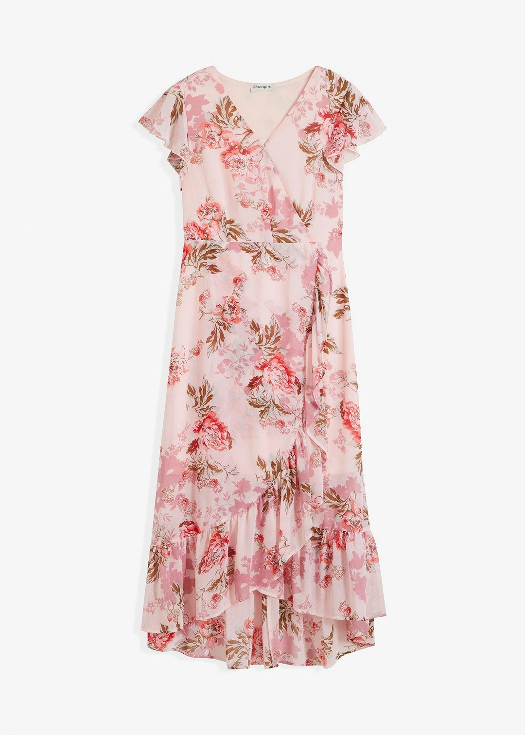 Robe en mousseline à volants