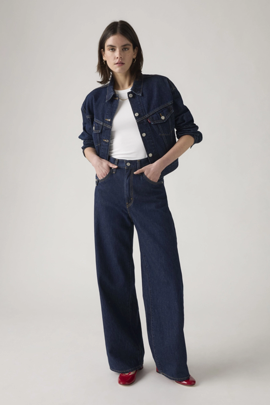Levi's Jean Cinch Baggy - Femme - Bleu / Invested Indigo - 31X33