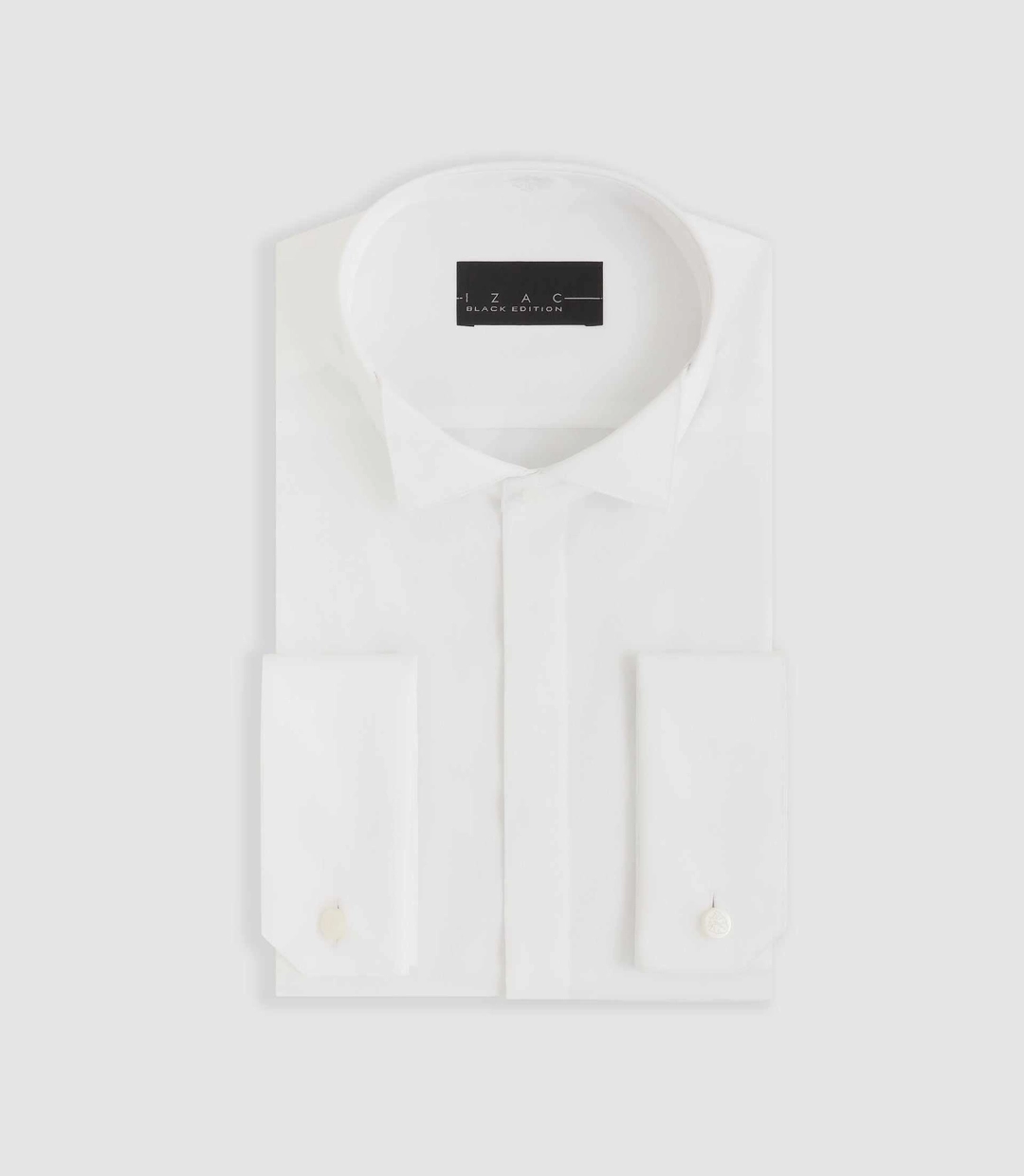 IZAC - Chemise de cérémonie en satin blanc METAPHOR