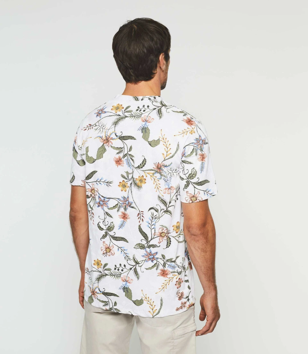 IZAC - T-shirt à imprimé blanc ''Giovan''