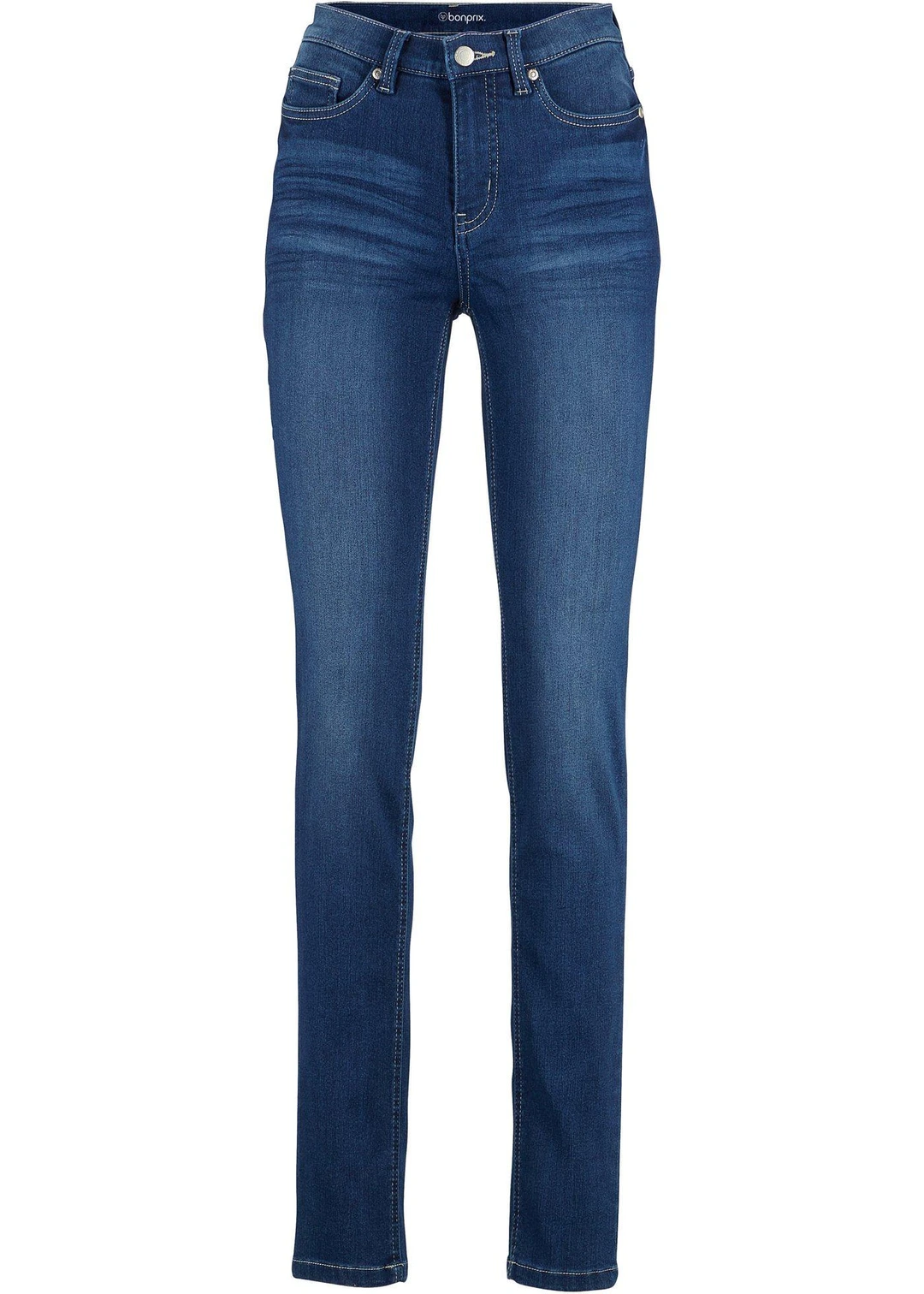 Jean slim taille mi-haute, extensible