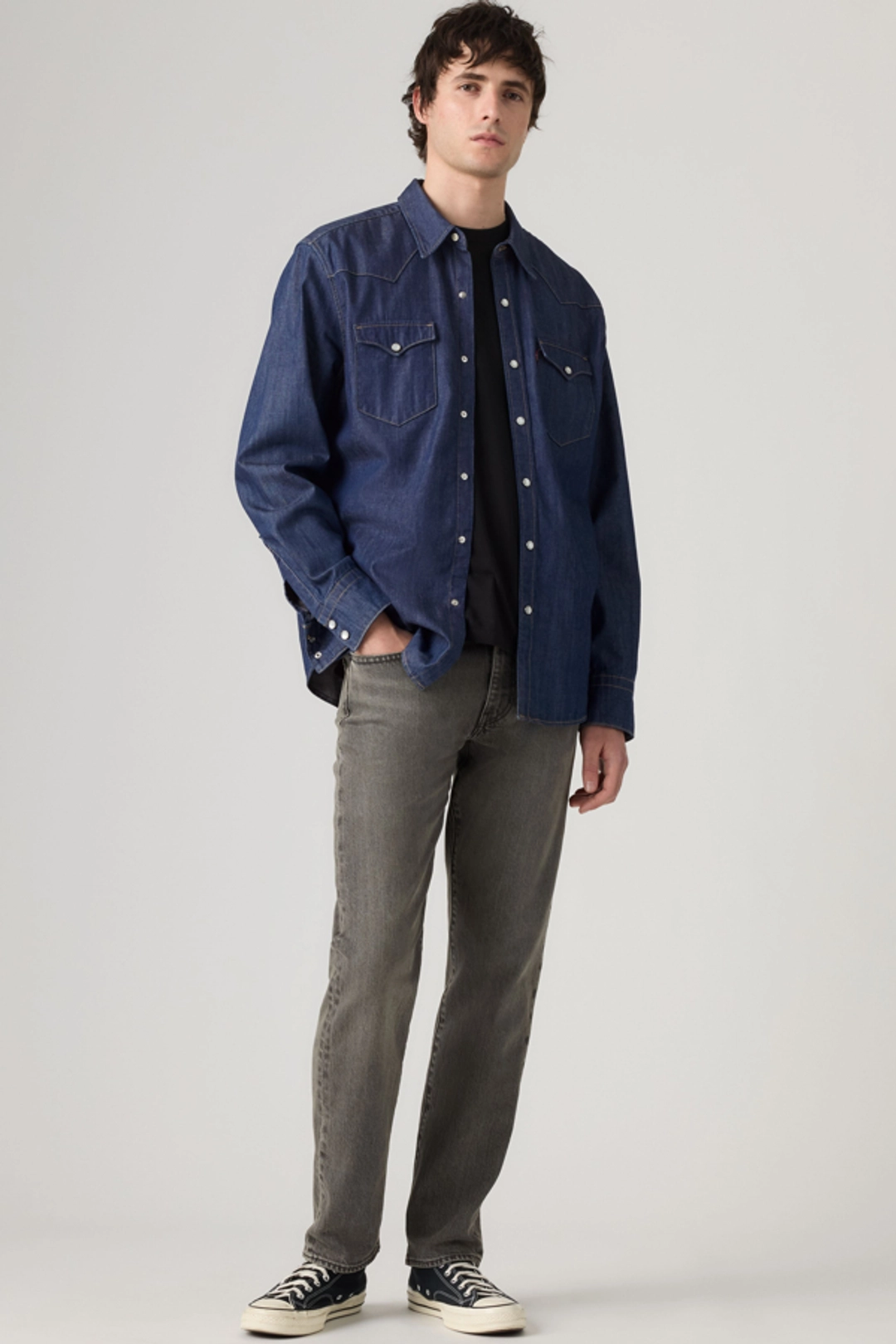 Levi's Jean 502 Taper - Homme - Bleu / Rainy Afternoon - 38X32
