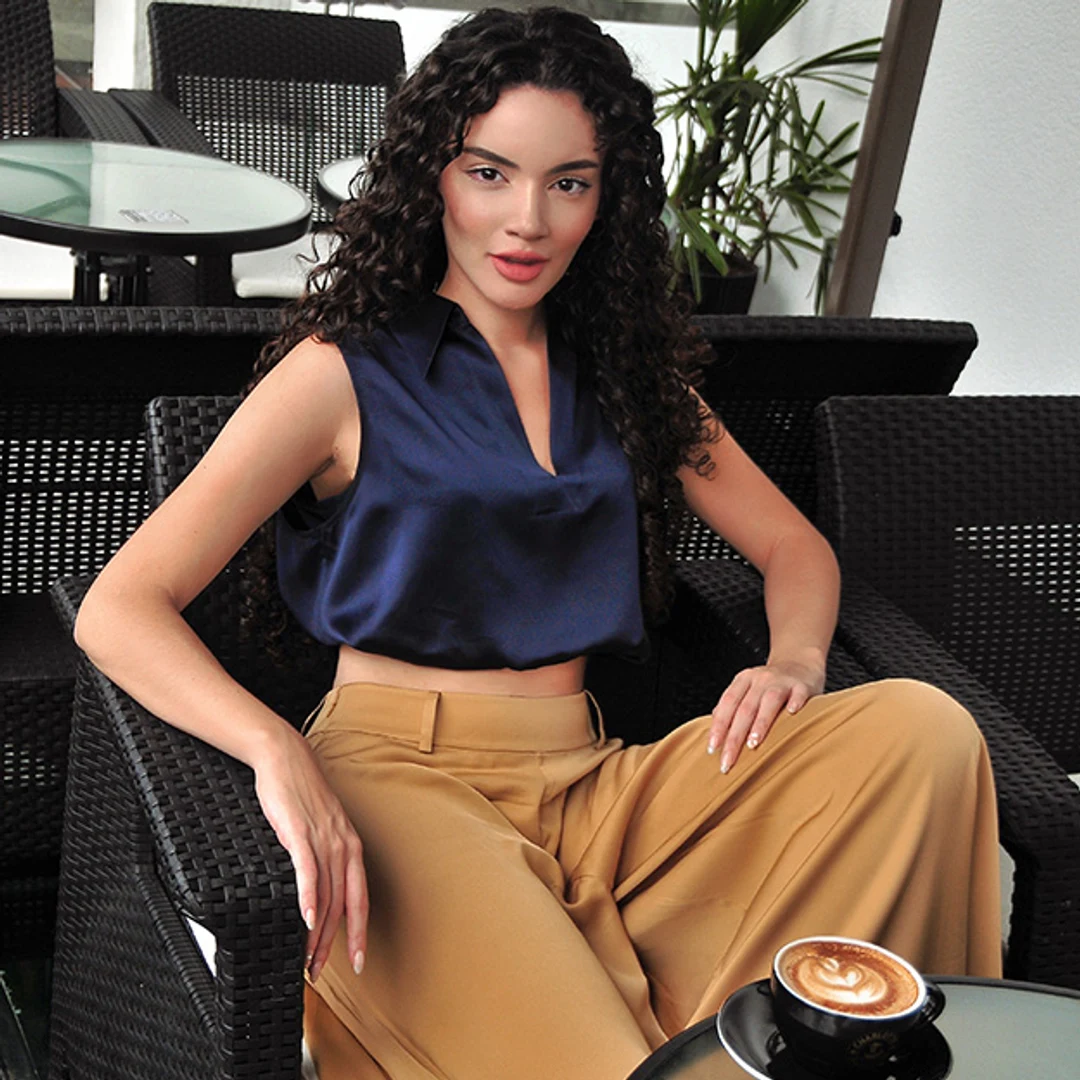 LILYSILK Top En Soie Femme Col En V, 100% Soie T-Shirt Sans Manches Température Réglable Chemises Blanc S