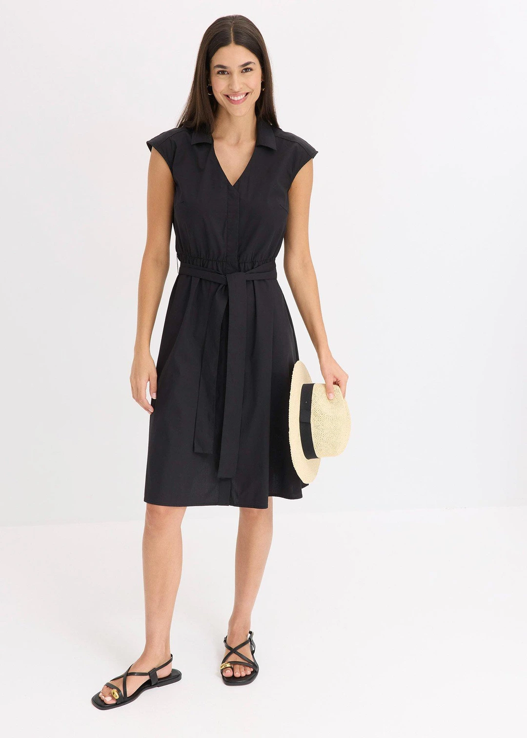 Robe-chemise avec ceinture à nouer - 2