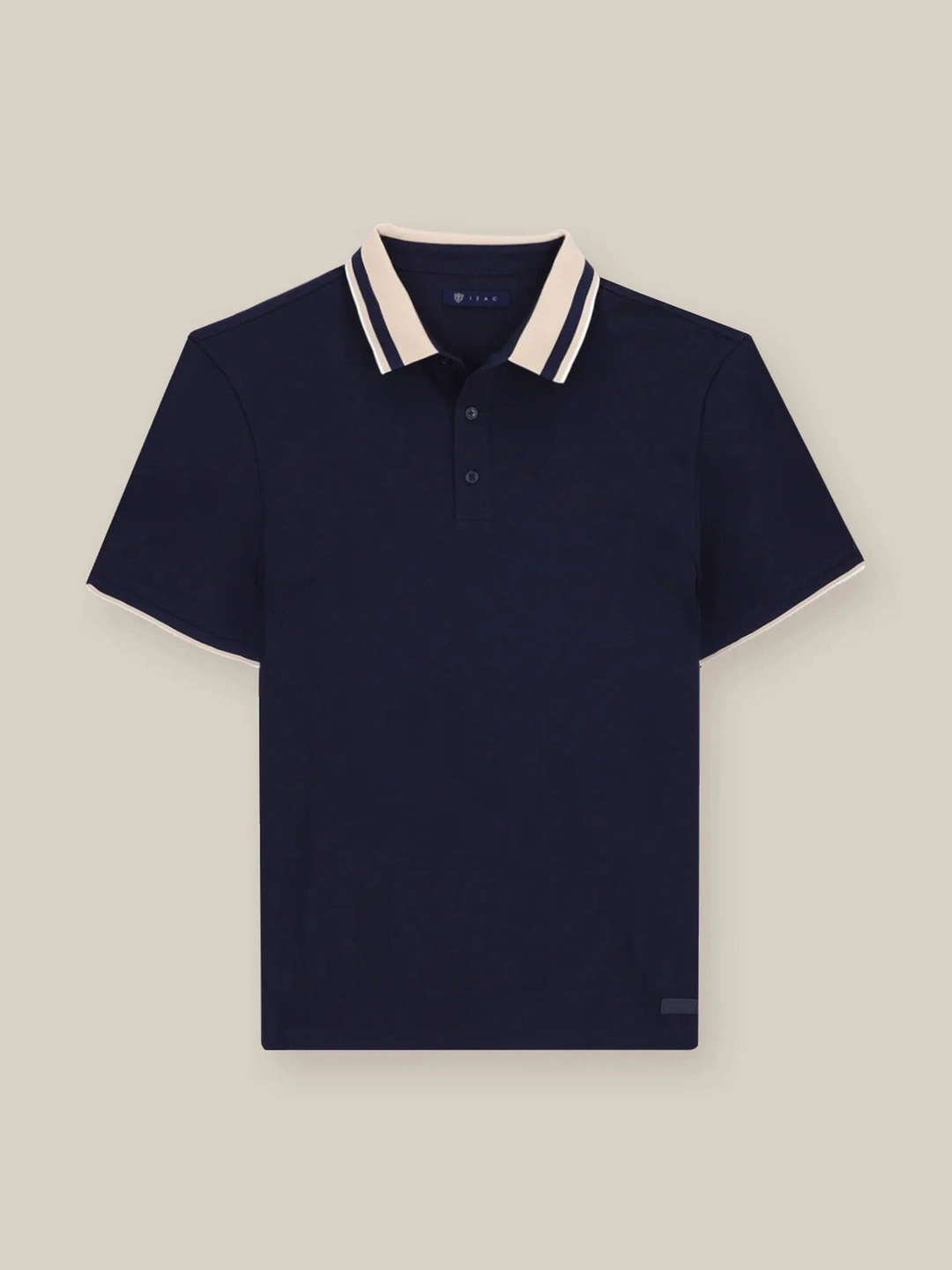 IZAC - Polo col boutonné marine