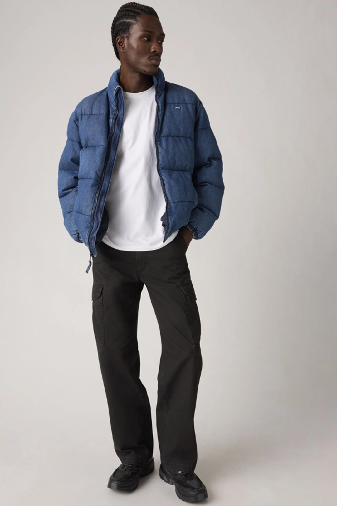 Levi's Pantalon XX Cargo Baggy - Homme - Vert / Forest Night Canvas - 36X34