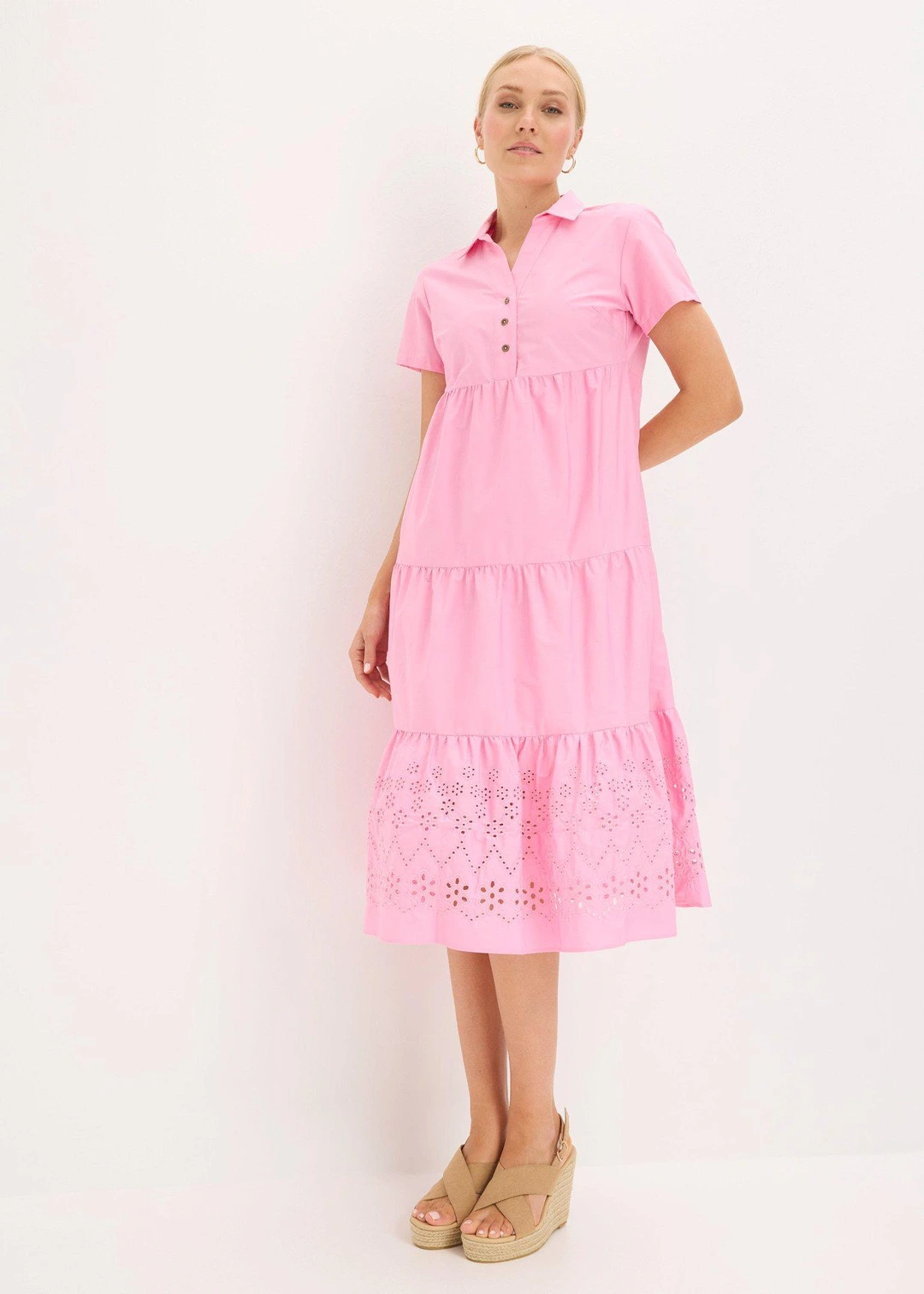 Robe 100% coton avec broderies anglaises - 2