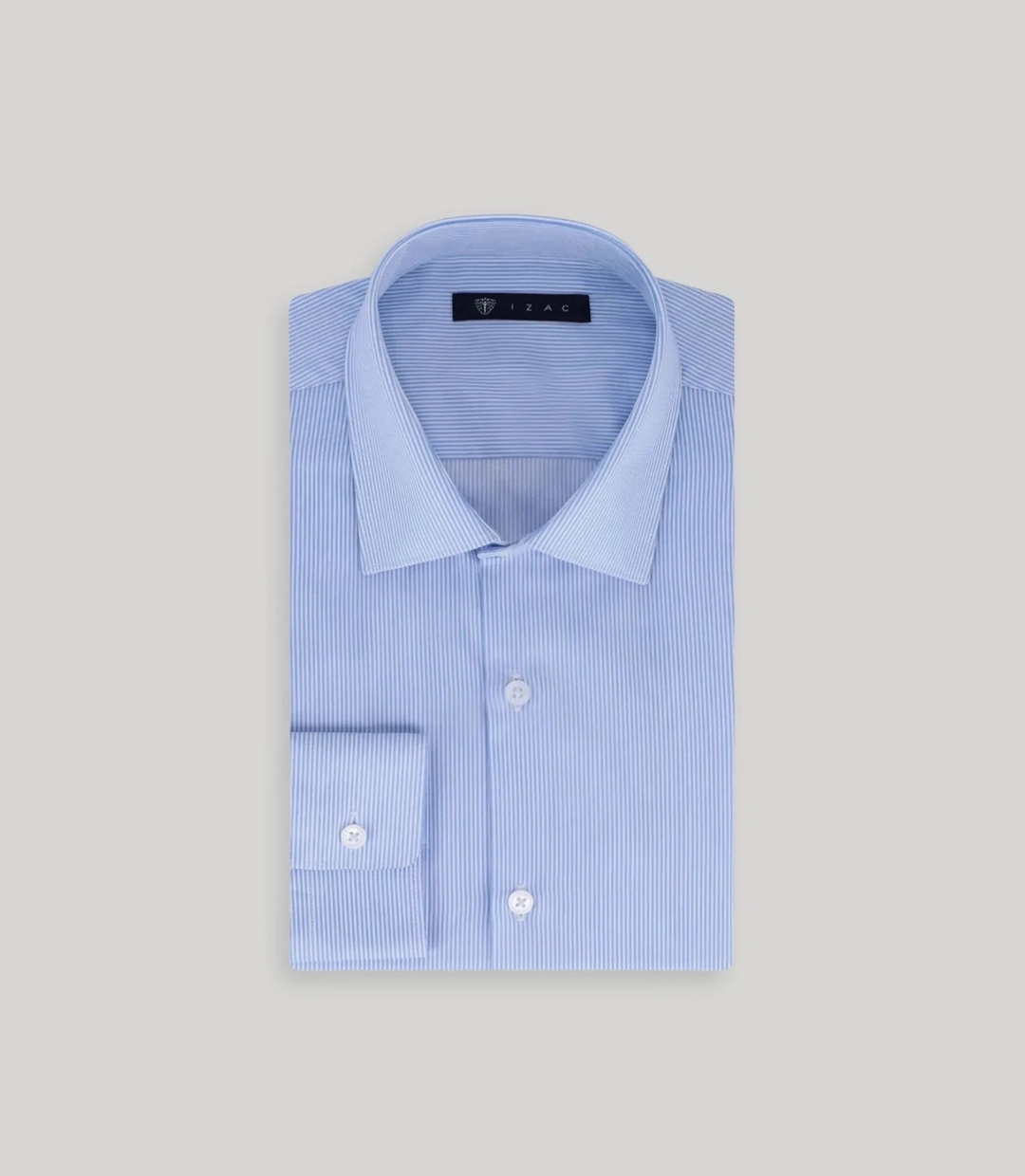 IZAC - Chemise non iron bleu