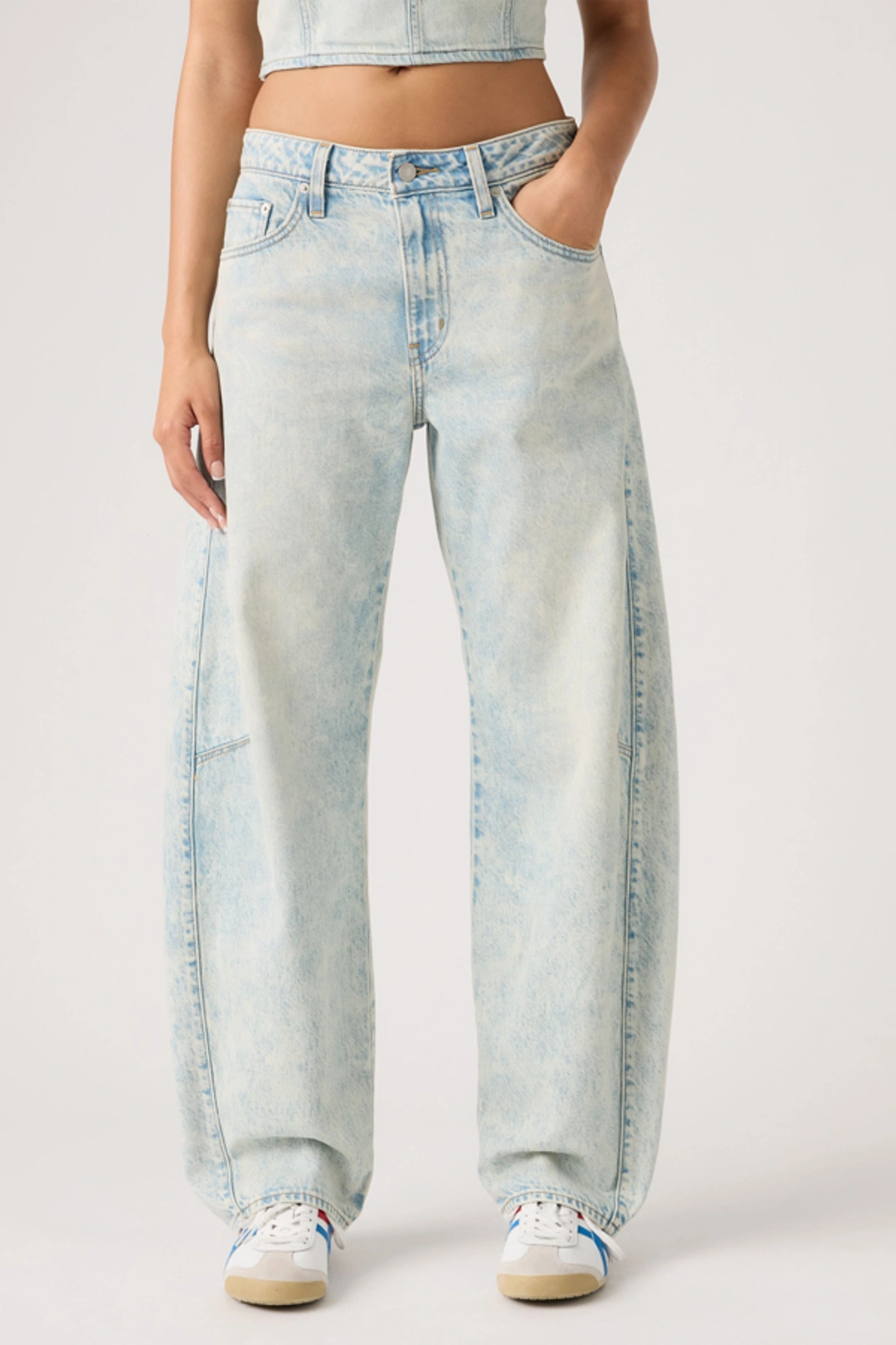 Levi's Jean Baggy Dad Barrel - Femme - Noir / Rebel Edge Barrel - 33X32 - 2