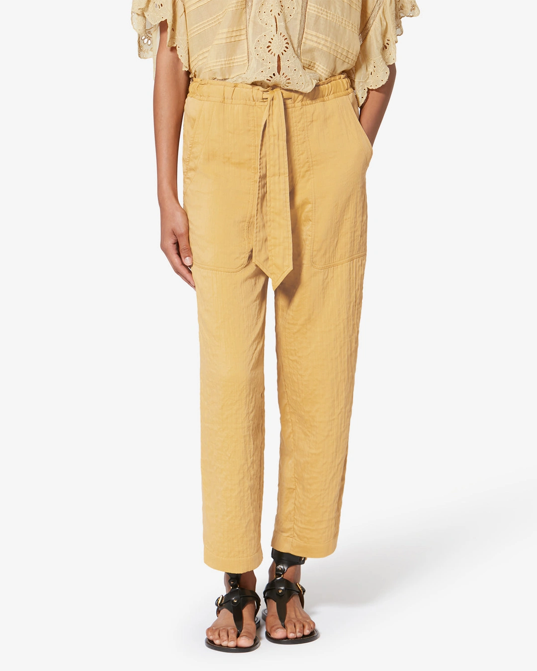 Pantalon Bilna - Femme - Noir - Taille 42 - Marant Étoile - 5