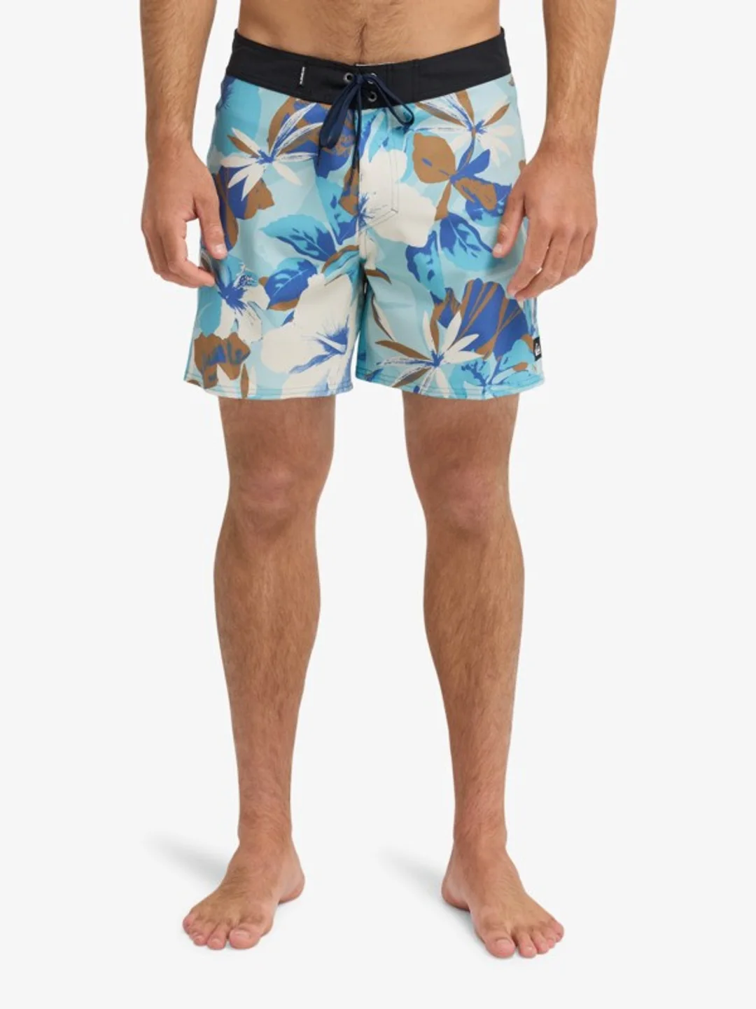 Surfsilk Kaimana Printed 16" - Boardshort pour Homme Noir