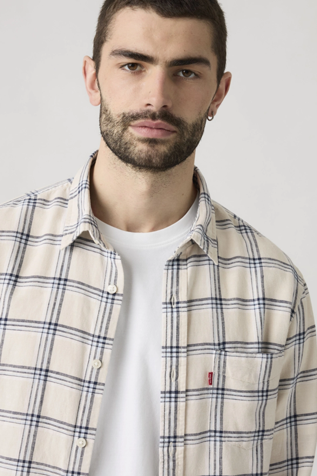 Levi's Chemise À Poche Sunset Standard - Homme - Blanc / White 17 Oxford - 2XL - 2